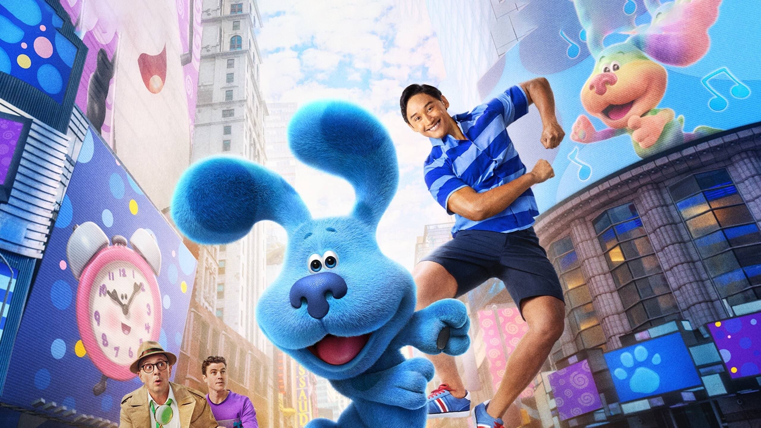 Póster oficial de la película La gran aventura de Blue en la ciudad en alta calidad HD 4K