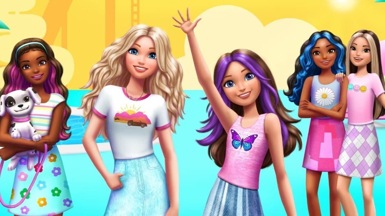 Póster oficial de la película Barbie Skipper Y La Gran Aventura Como Niñera en alta calidad HD 4K
