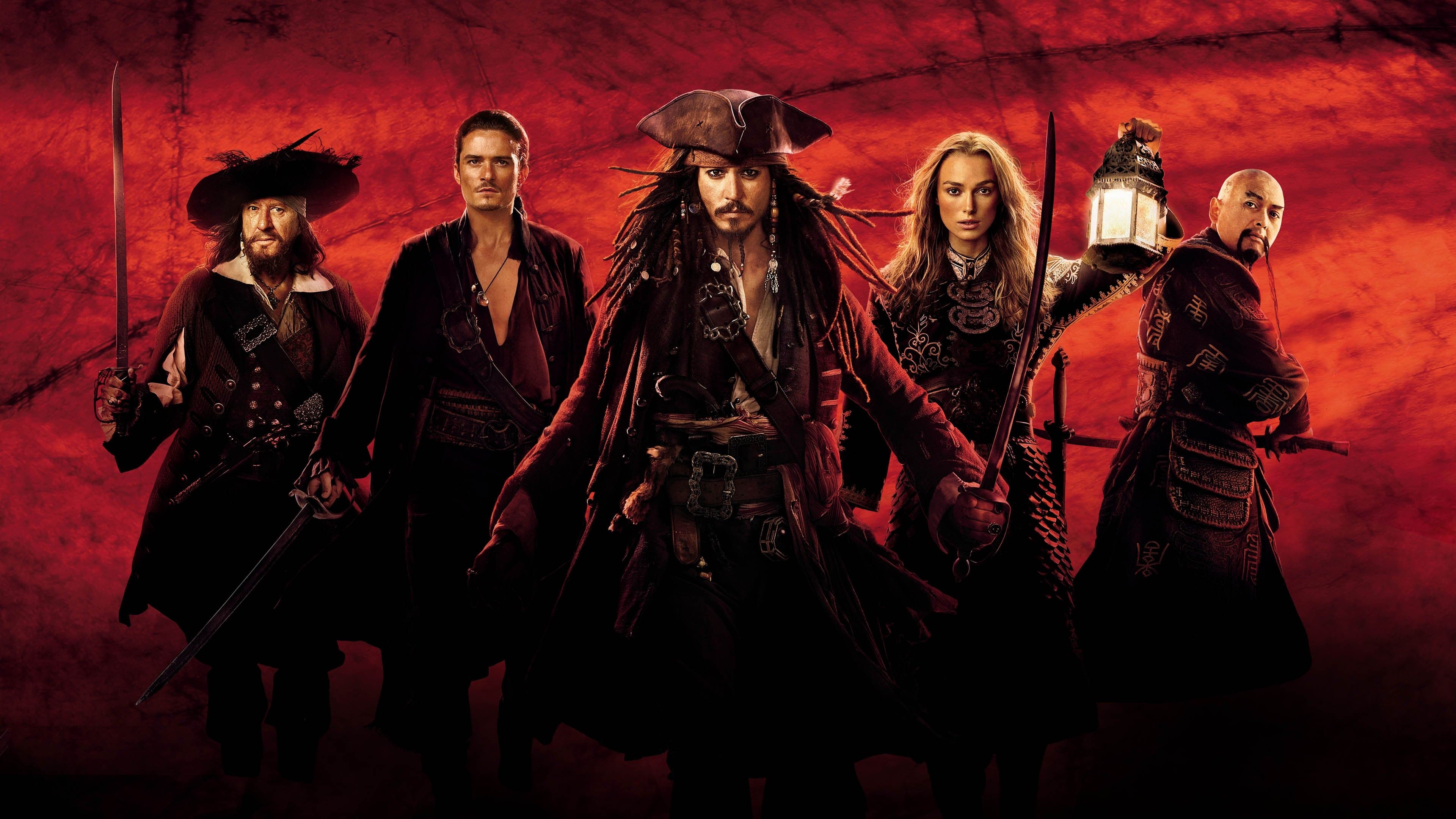 Póster oficial de la película Piratas del Caribe: En el fin del mundo en alta calidad HD 4K
