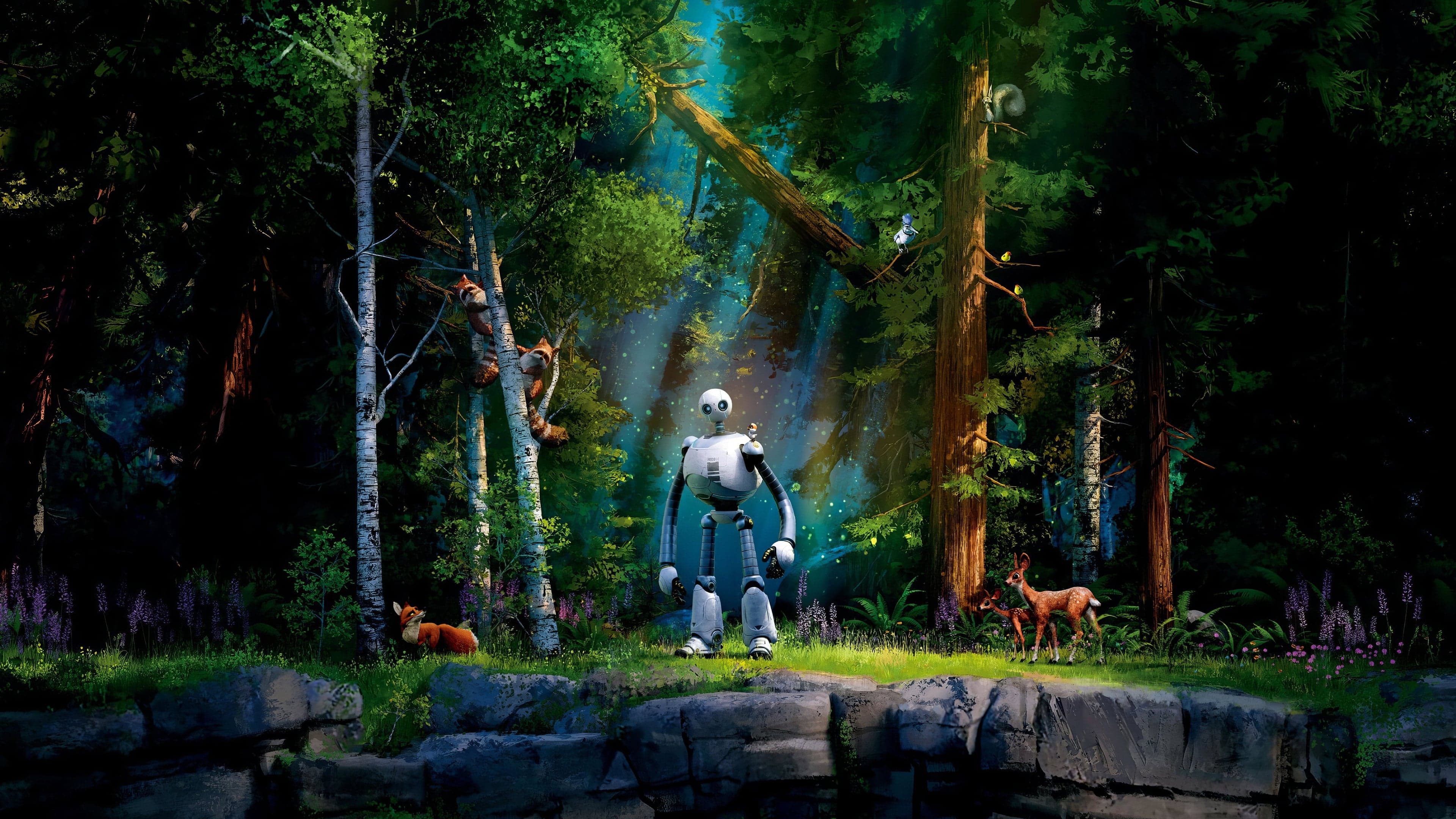 Póster oficial de la película Robot salvaje en alta calidad HD 4K
