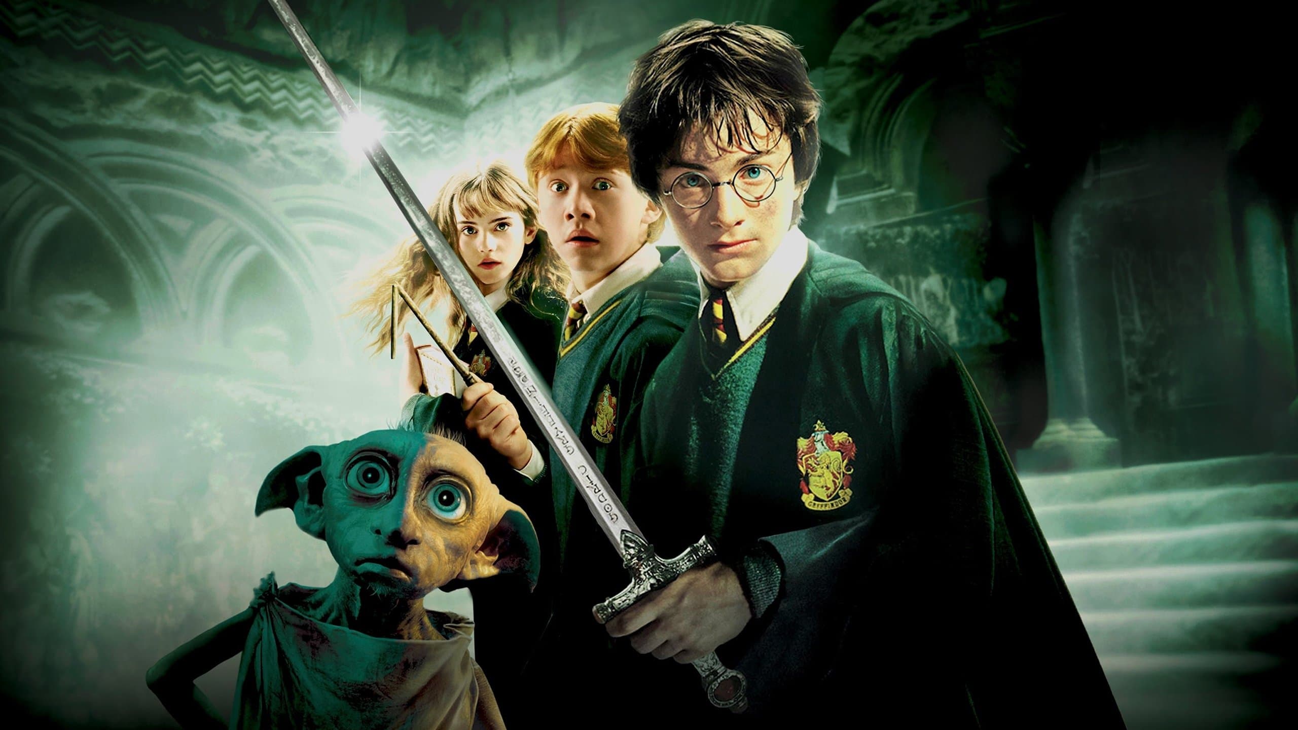 Póster oficial de la película Harry Potter y la cámara secreta en alta calidad HD 4K