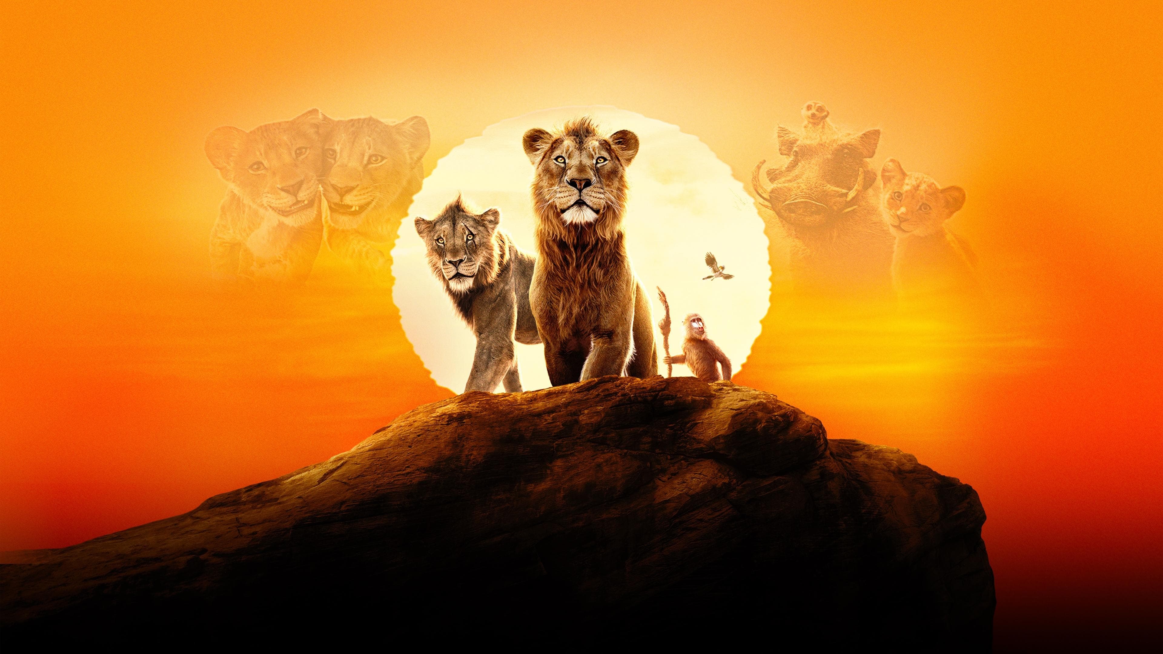 Póster oficial de la película Mufasa: El rey león en alta calidad HD 4K