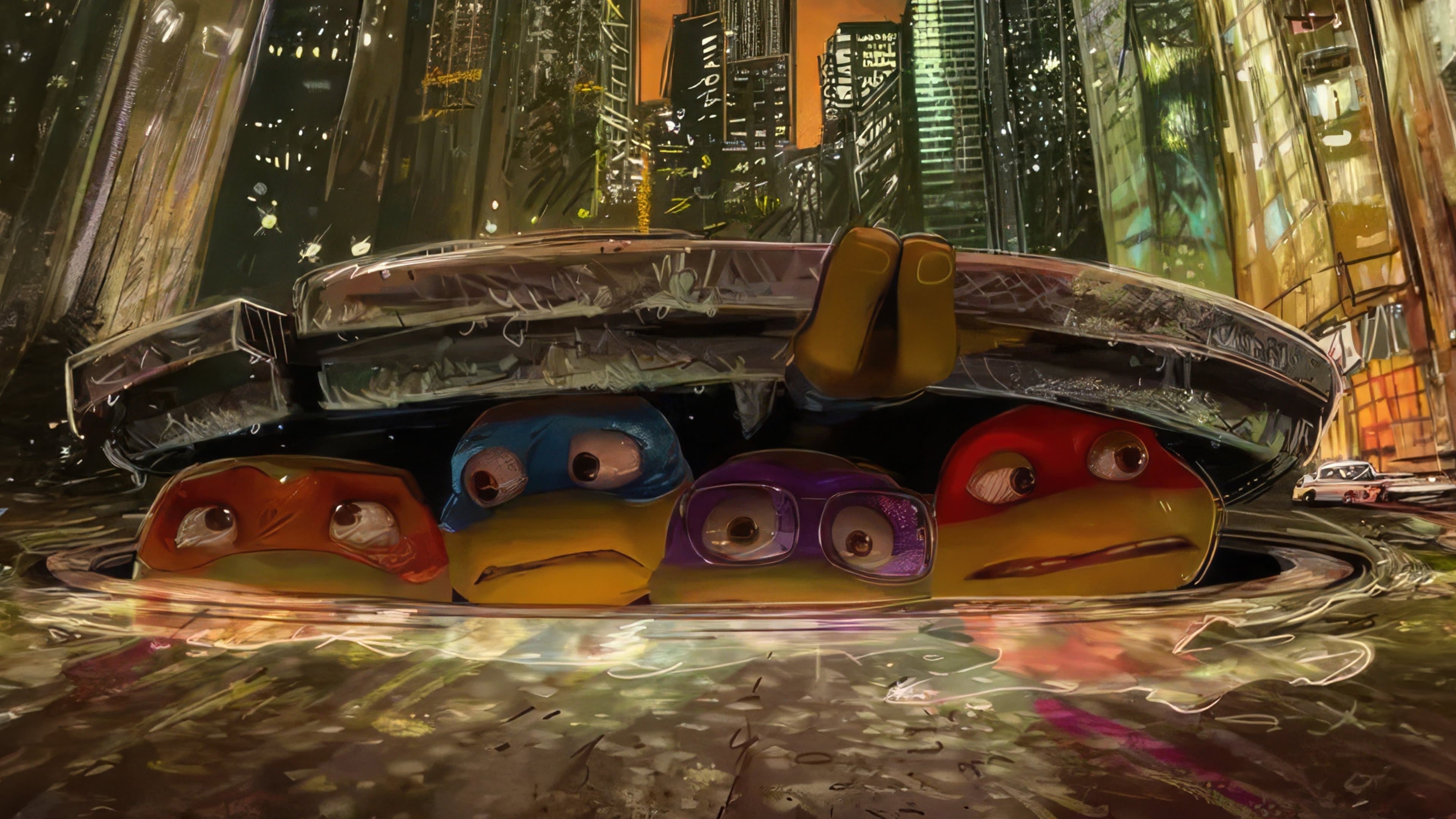 Póster oficial de la película Tortugas Ninja: Caos mutante en alta calidad HD 4K