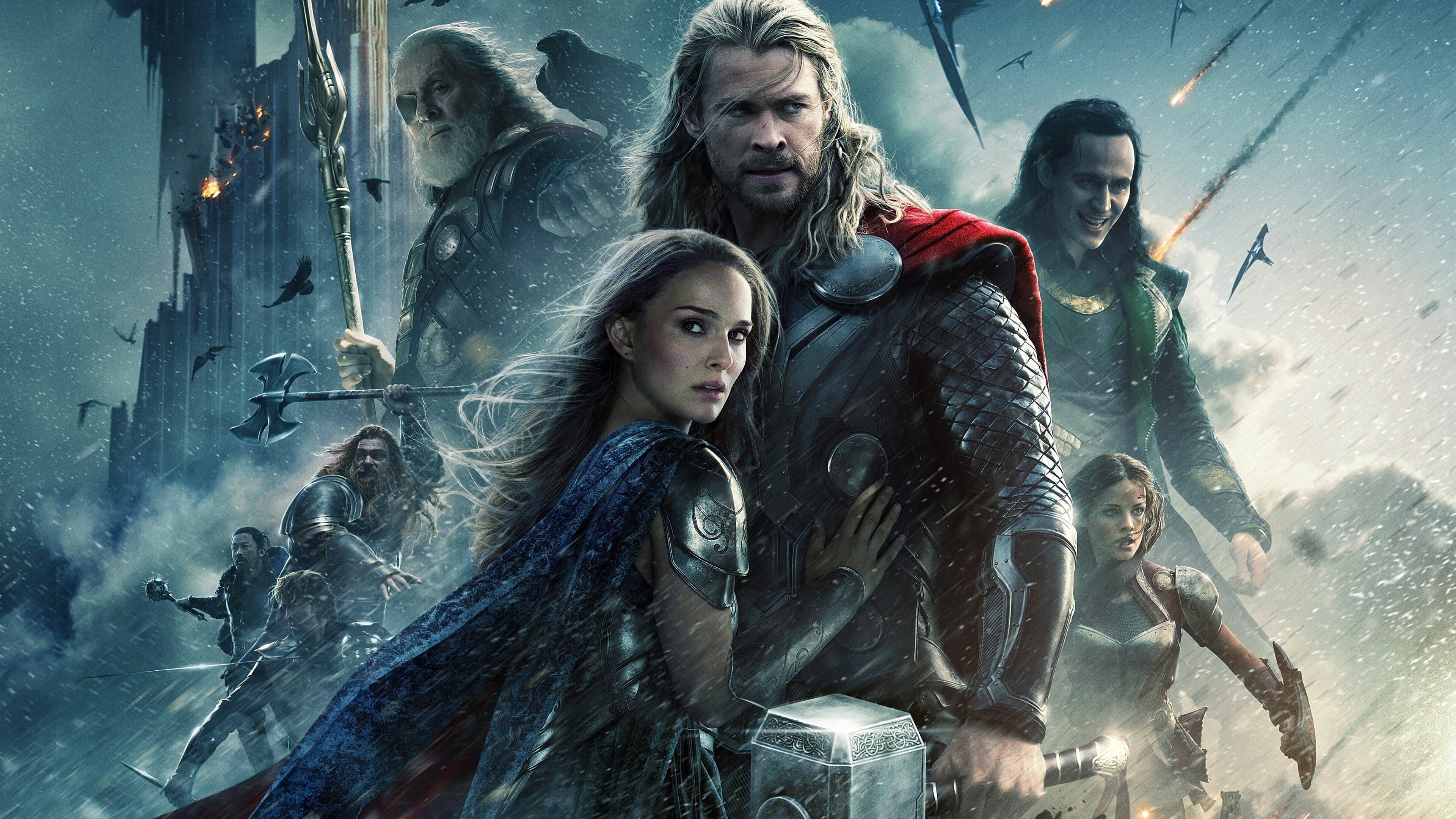 Póster oficial de la película Thor: Un mundo oscuro en alta calidad HD 4K