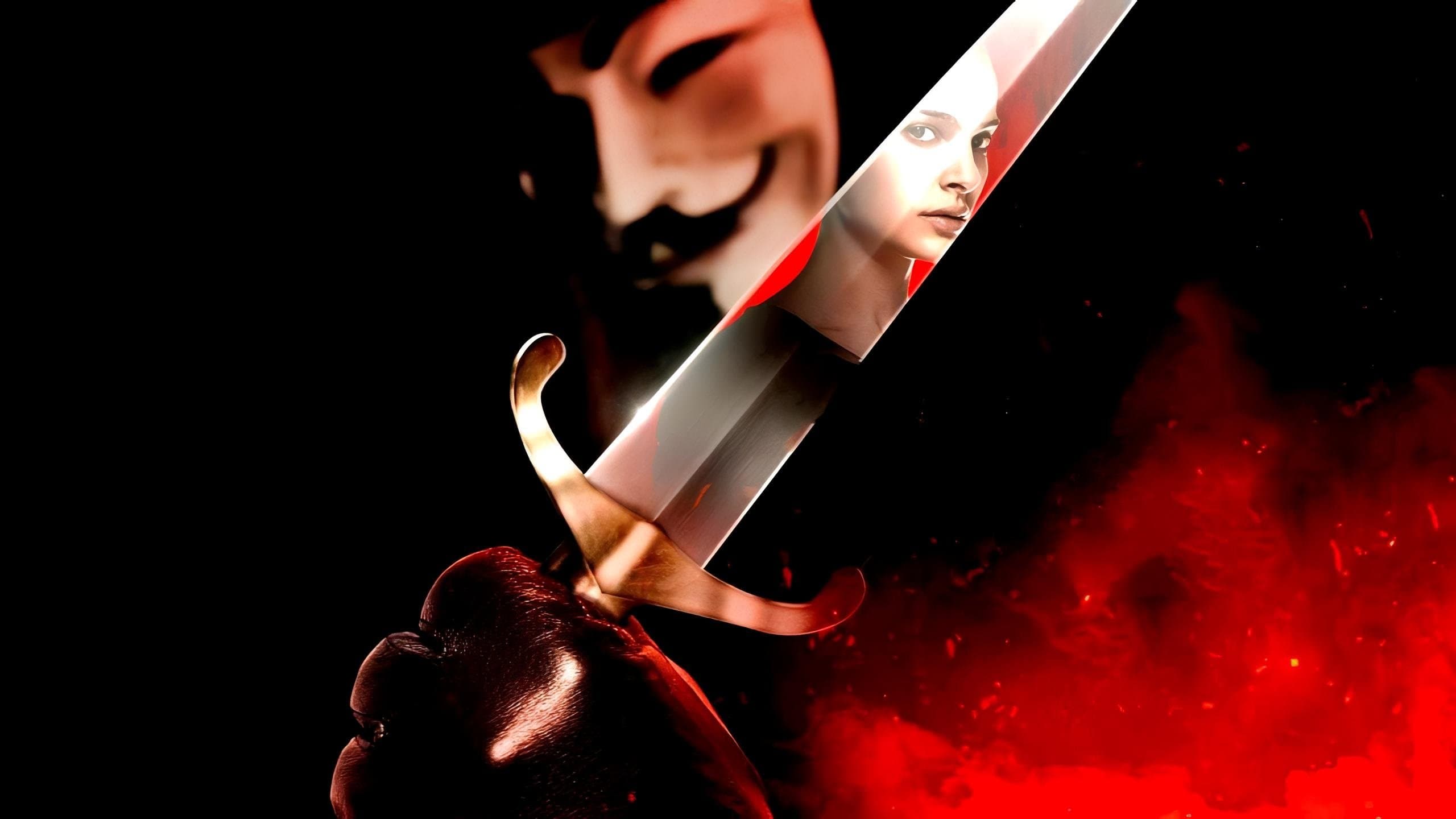 Póster oficial de la película V de Vendetta en alta calidad HD 4K