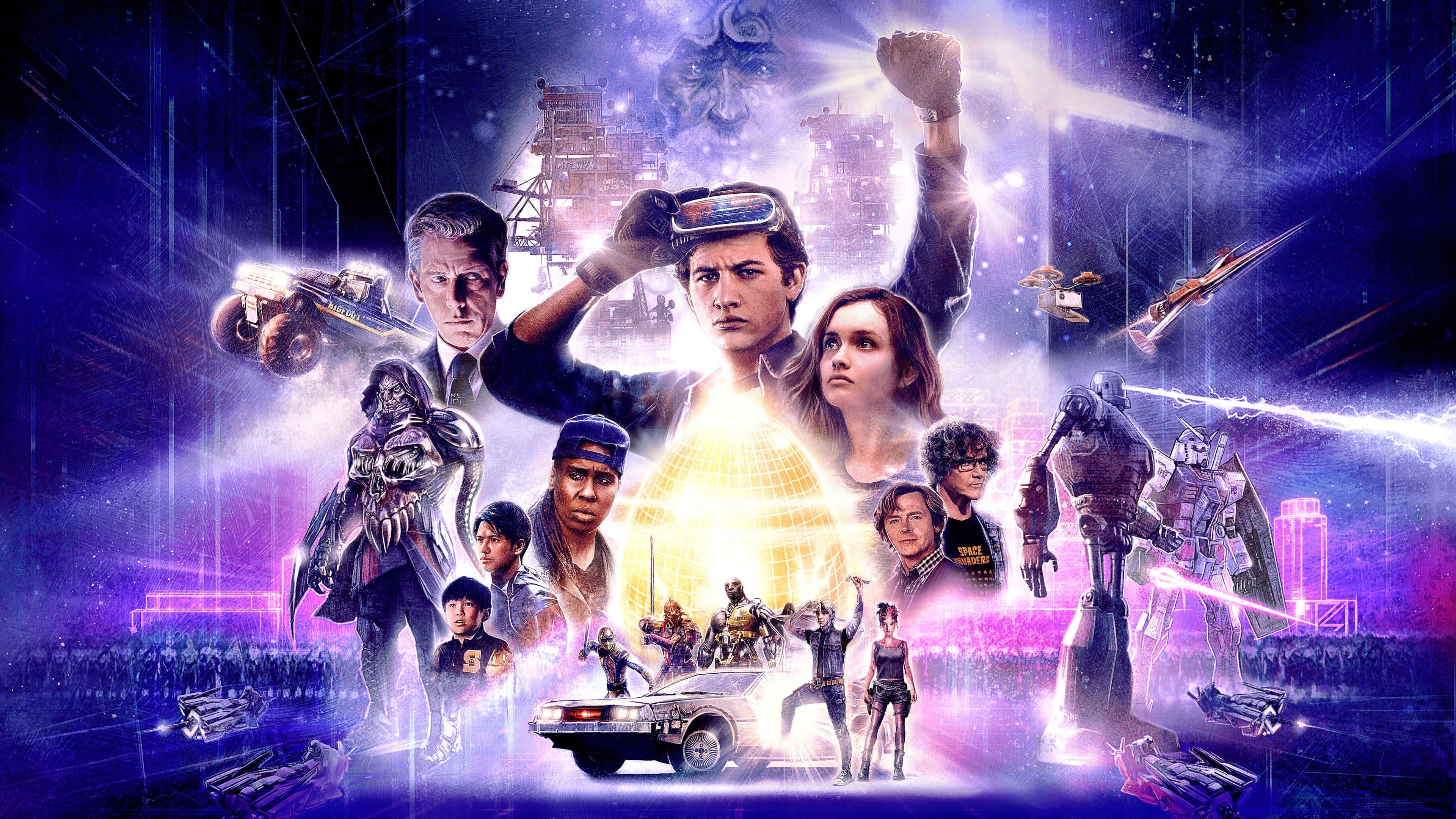 Póster oficial de la película Ready Player One en alta calidad HD 4K
