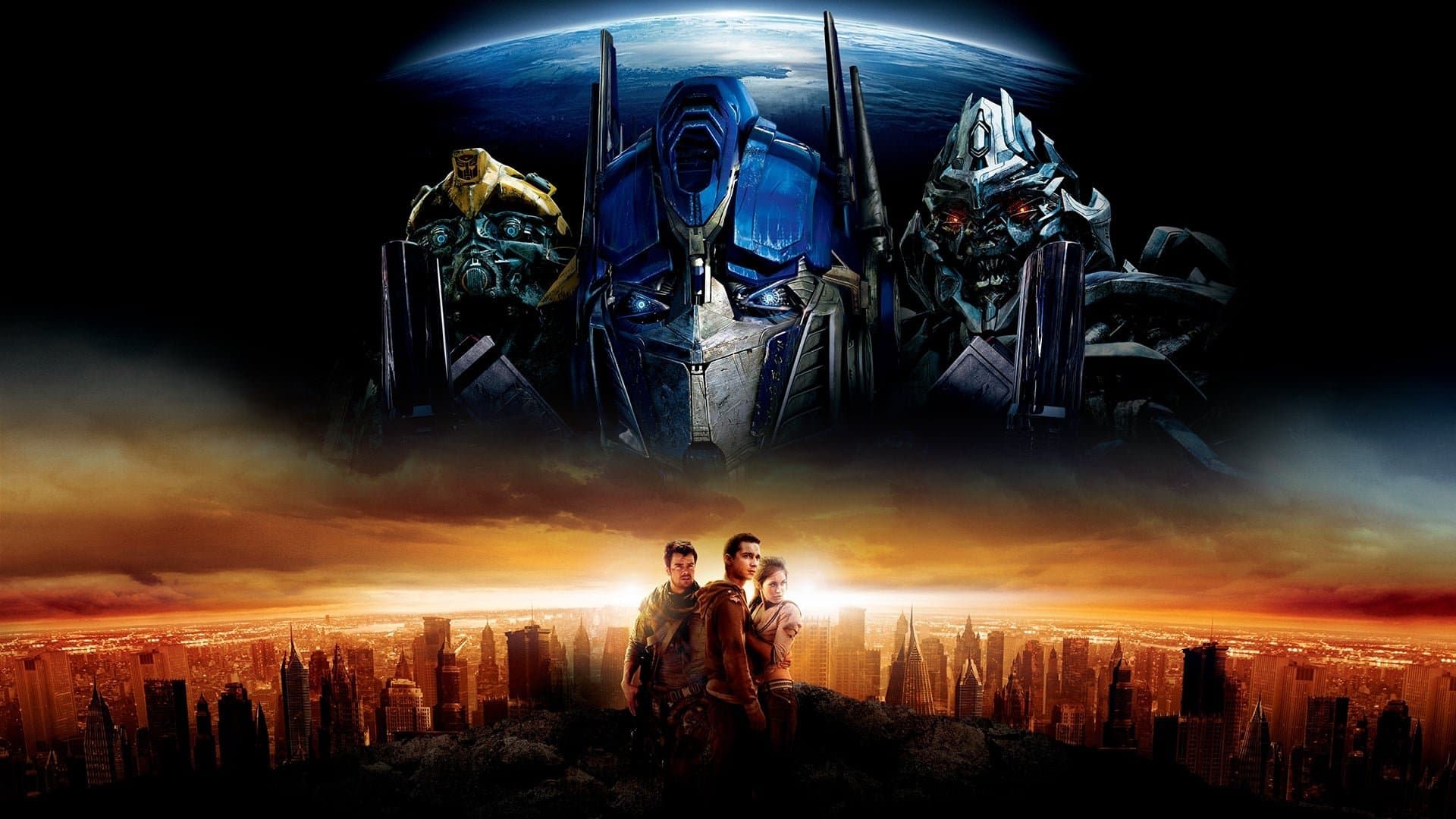 Póster oficial de la película Transformers en alta calidad HD 4K