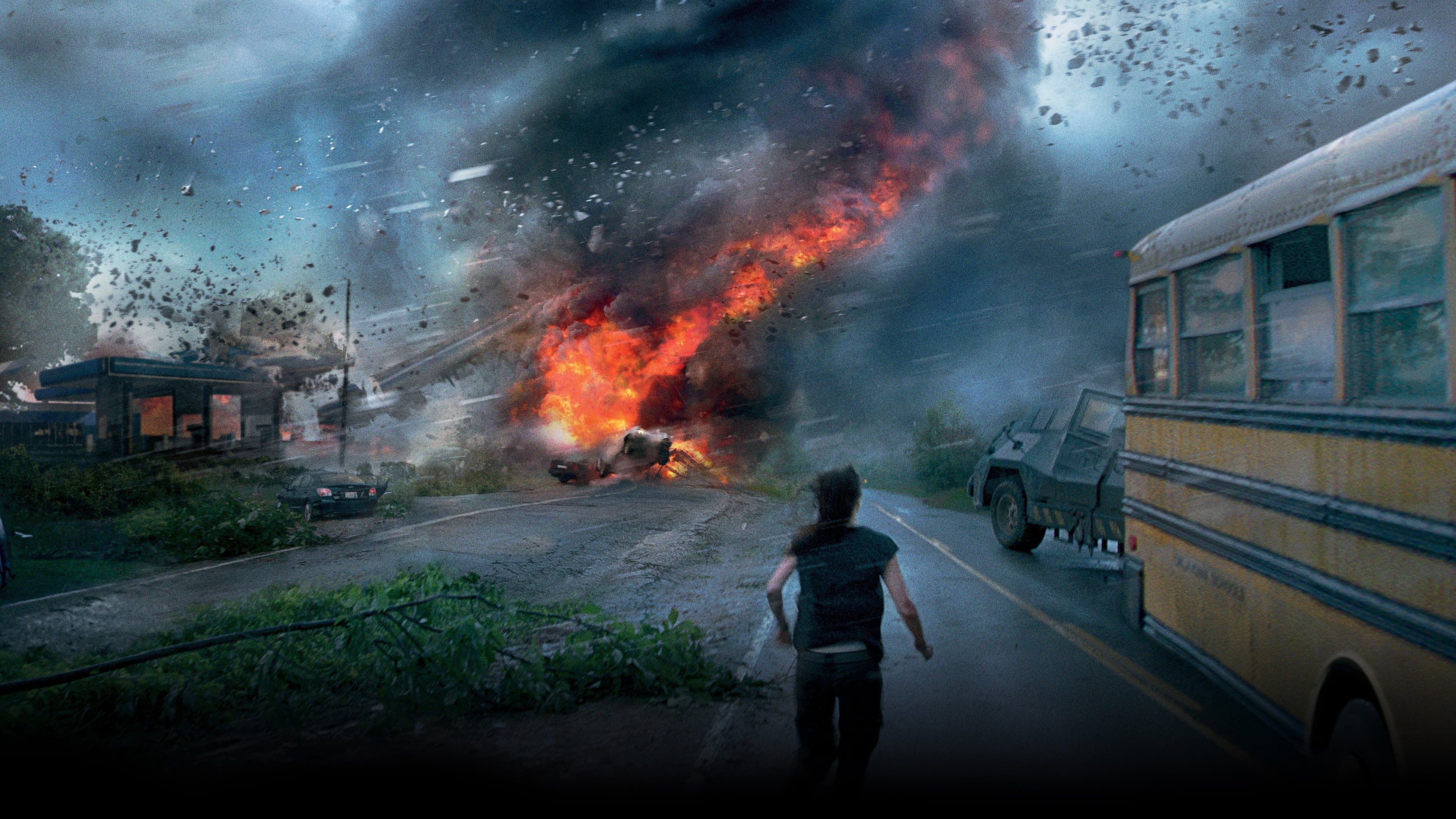 Póster oficial de la película En el tornado en alta calidad HD 4K