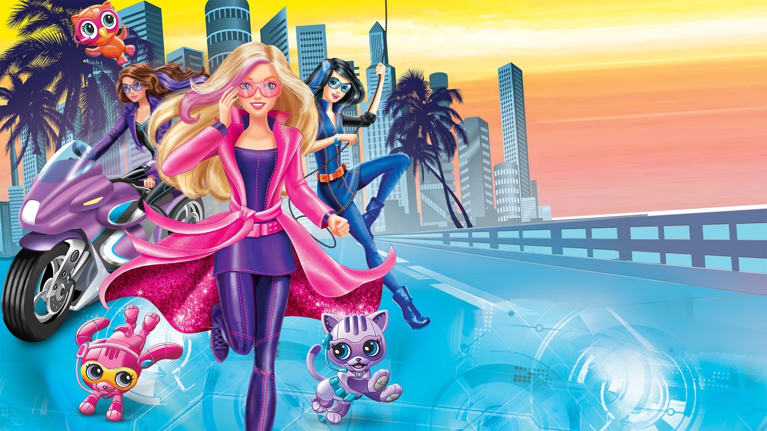Póster oficial de la película Barbie: Escuadrón secreto en alta calidad HD 4K