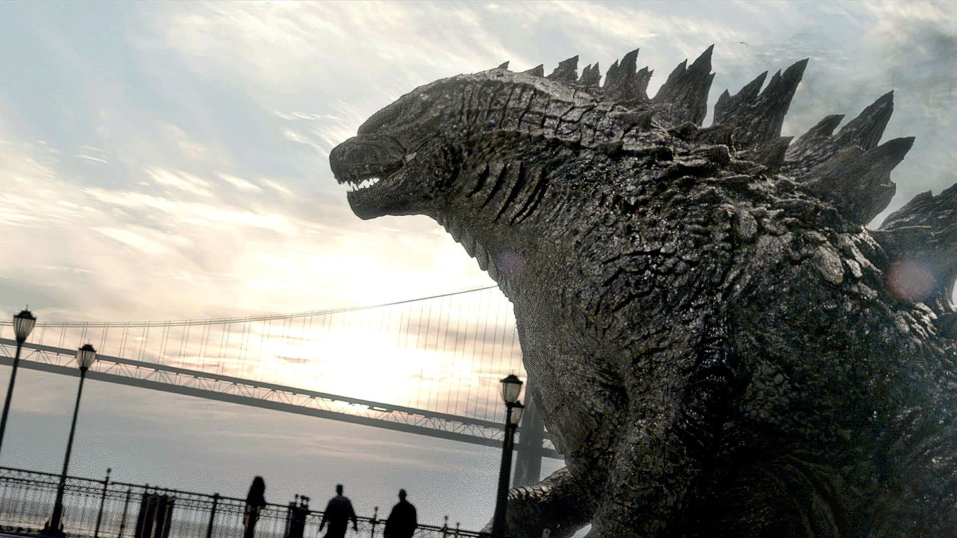 Póster oficial de la película Godzilla en alta calidad HD 4K