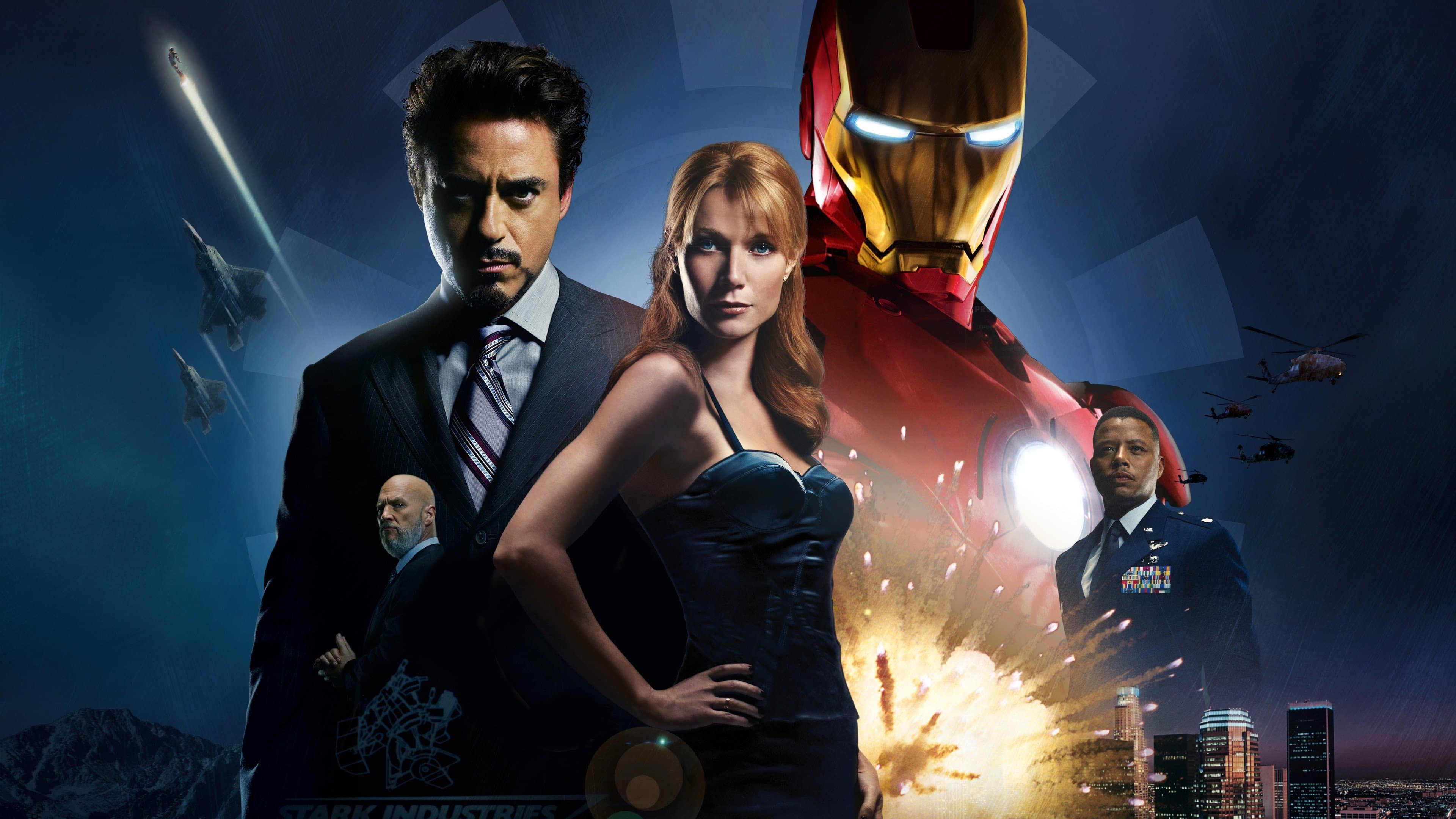 Póster oficial de la película Iron Man en alta calidad HD 4K