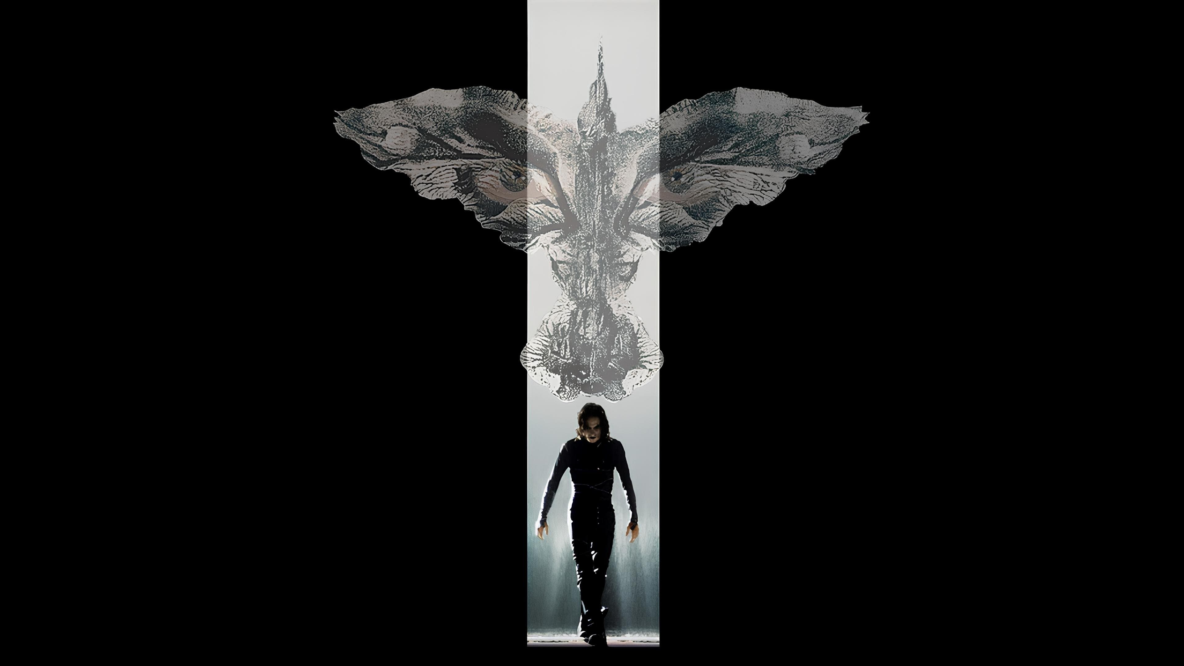 Póster oficial de la película El cuervo en alta calidad HD 4K