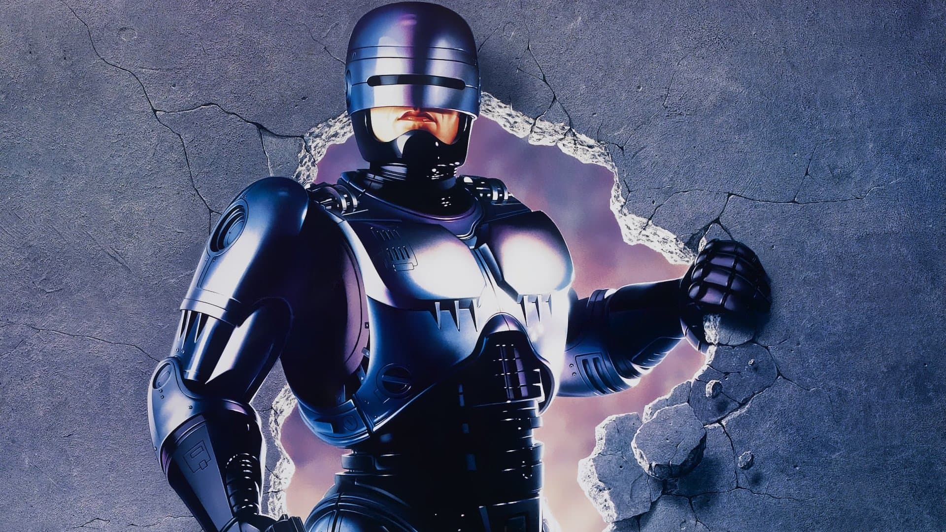Póster oficial de la película RoboCop 2 en alta calidad HD 4K