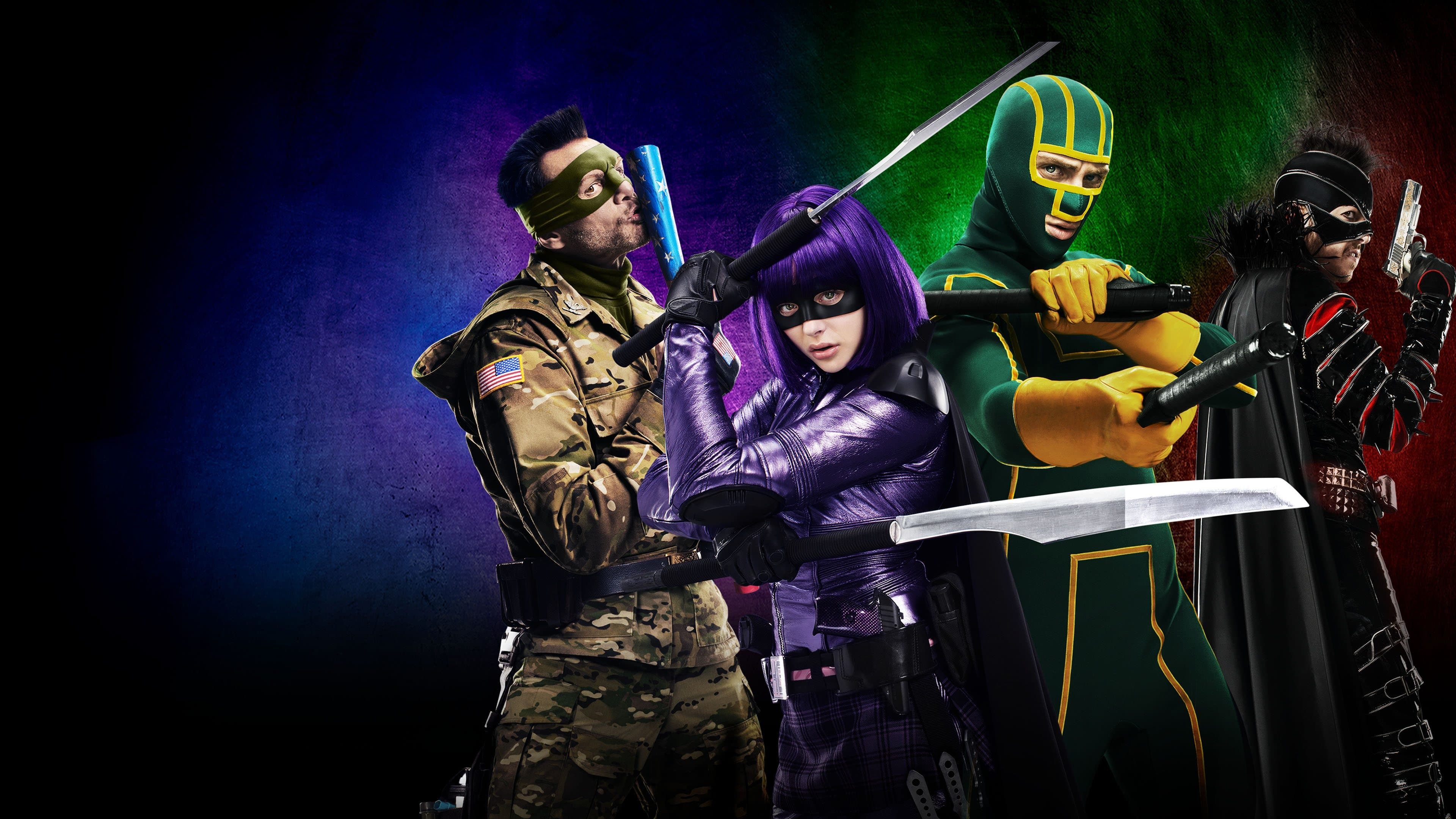 Póster oficial de la película Kick-Ass 2 en alta calidad HD 4K