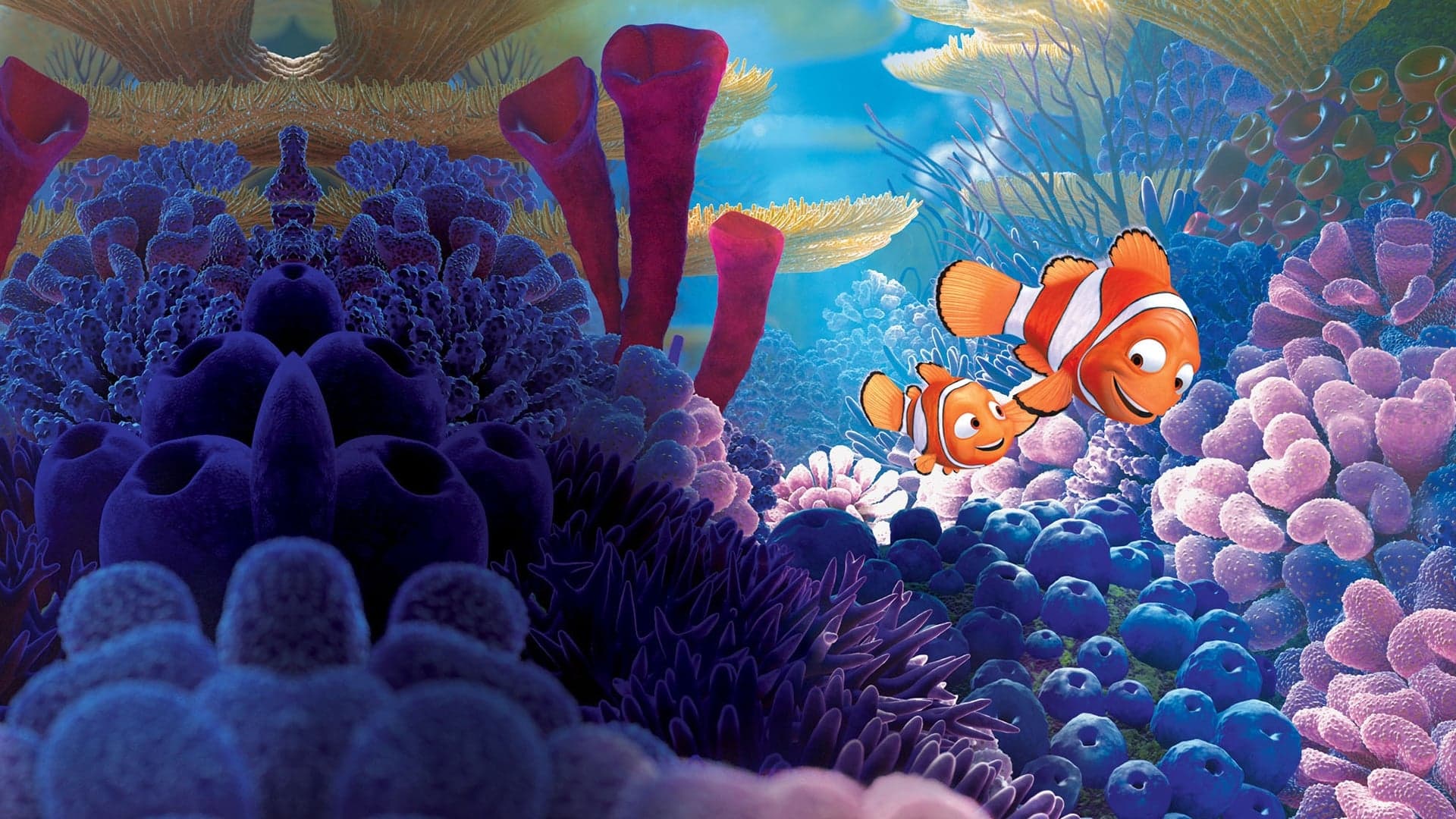 Póster oficial de la película Buscando a Nemo en alta calidad HD 4K