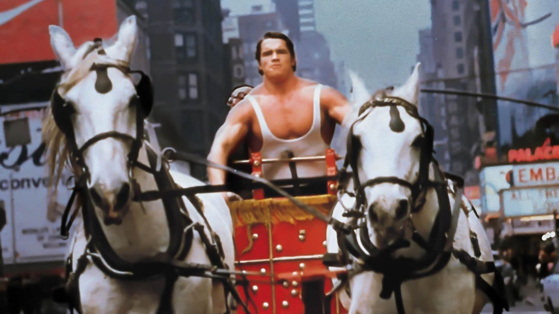 Póster oficial de la película Hércules en Nueva York en alta calidad HD 4K