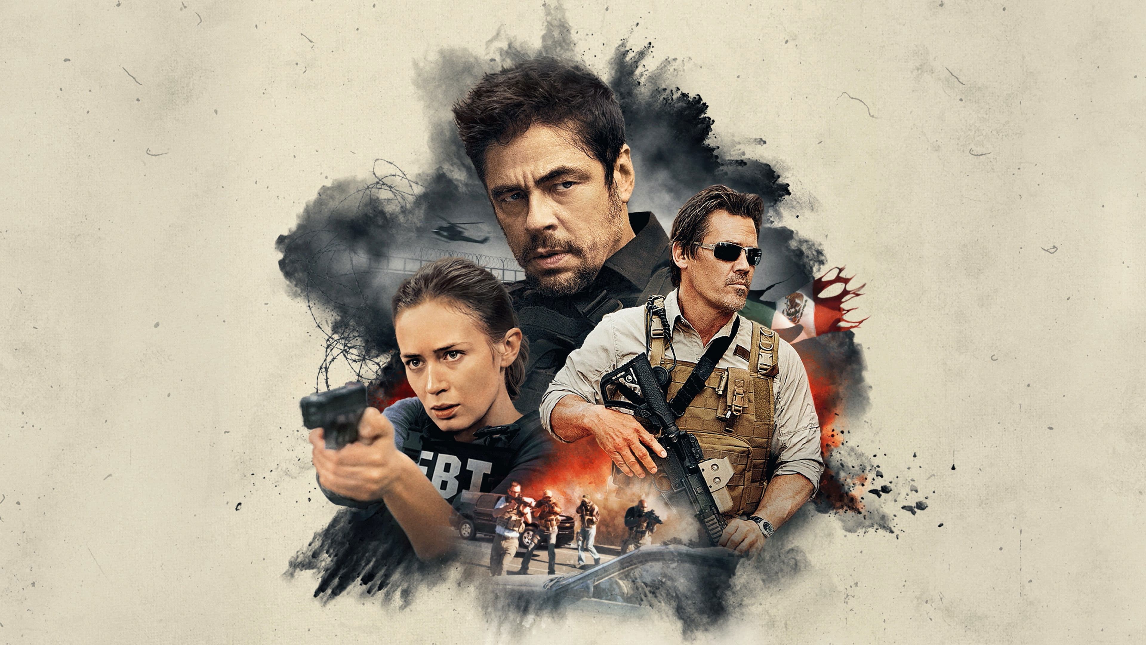 Póster oficial de la película Sicario: Tierra de nadie en alta calidad HD 4K