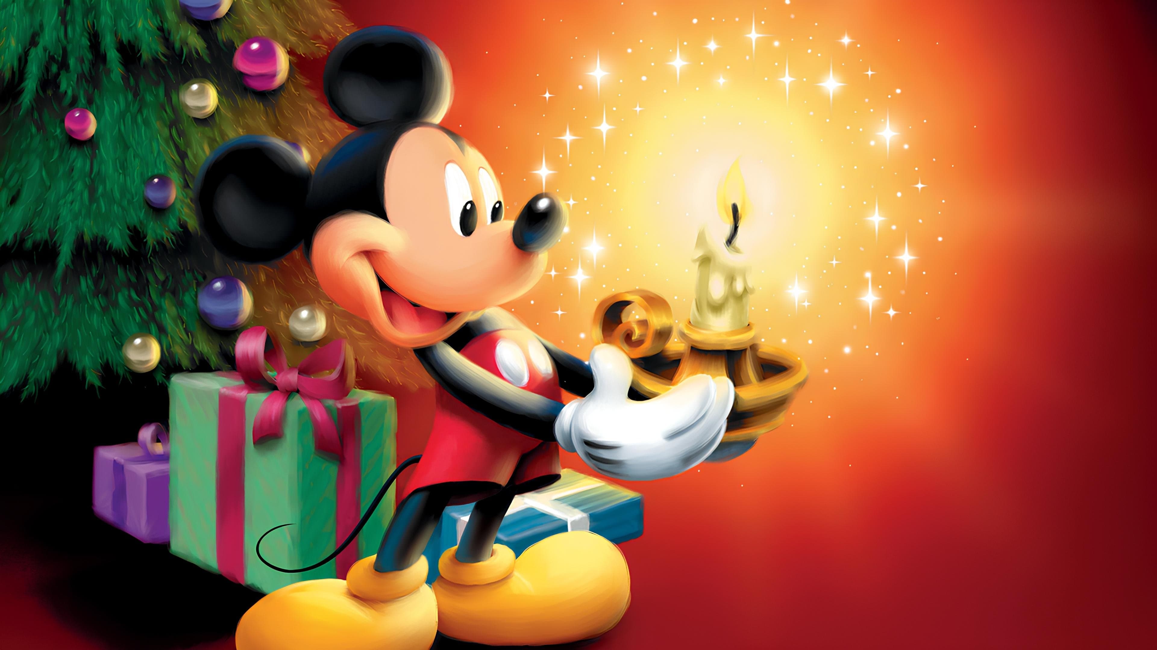 Póster oficial de la película Mickey celebra la Navidad en alta calidad HD 4K