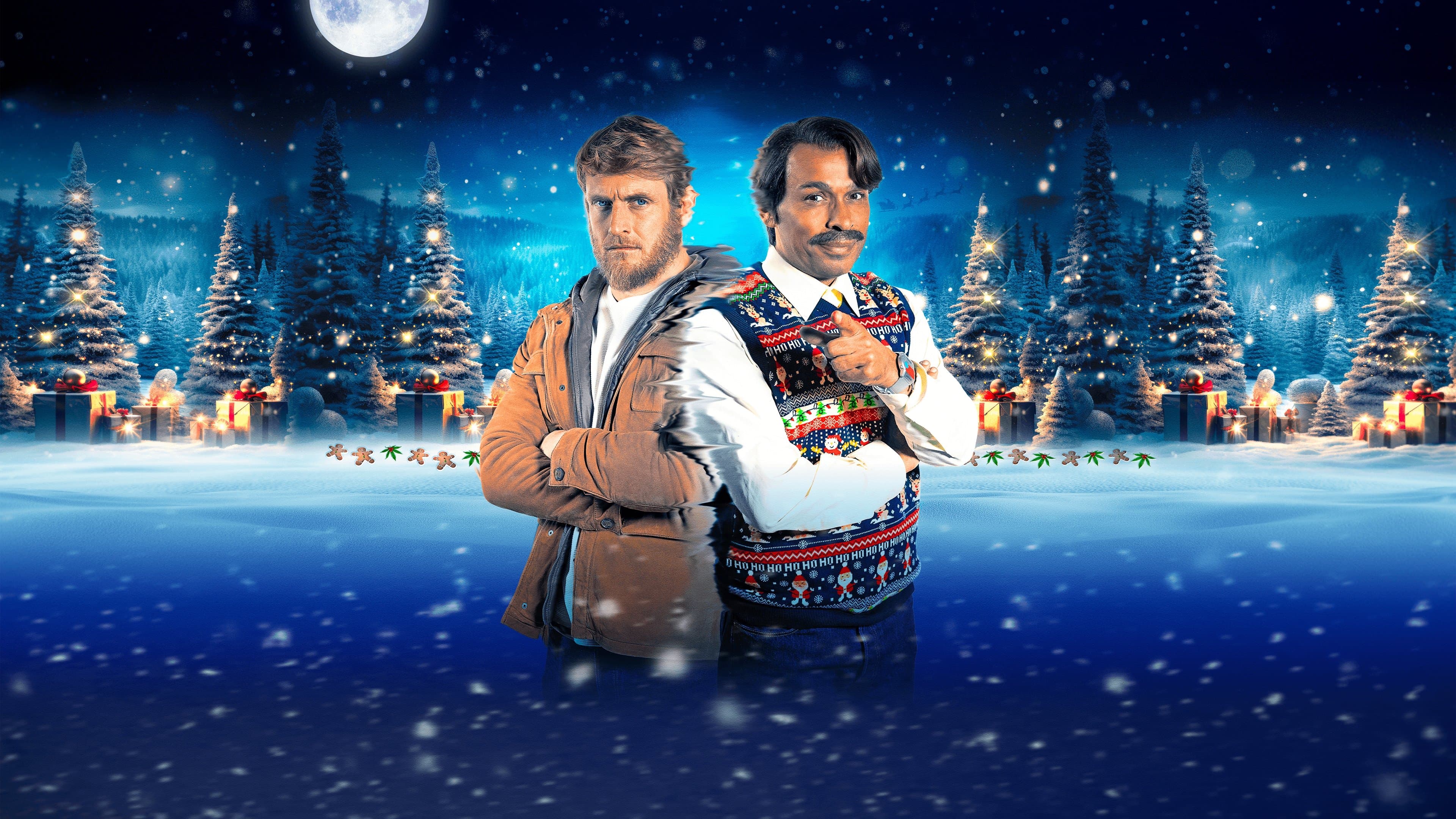 Póster oficial de la película Enfrentando la Navidad en alta calidad HD 4K