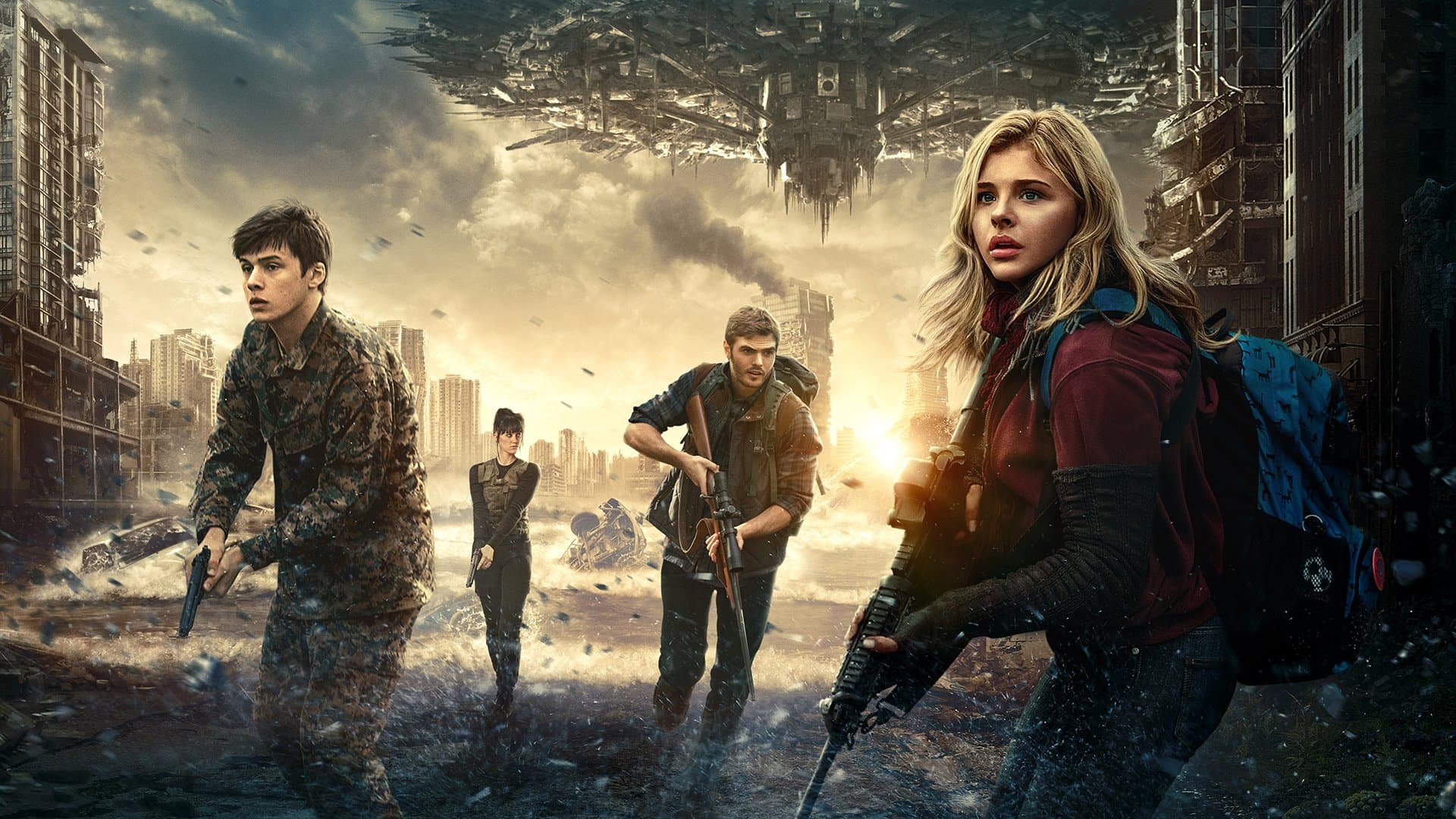 Póster oficial de la película La quinta ola en alta calidad HD 4K