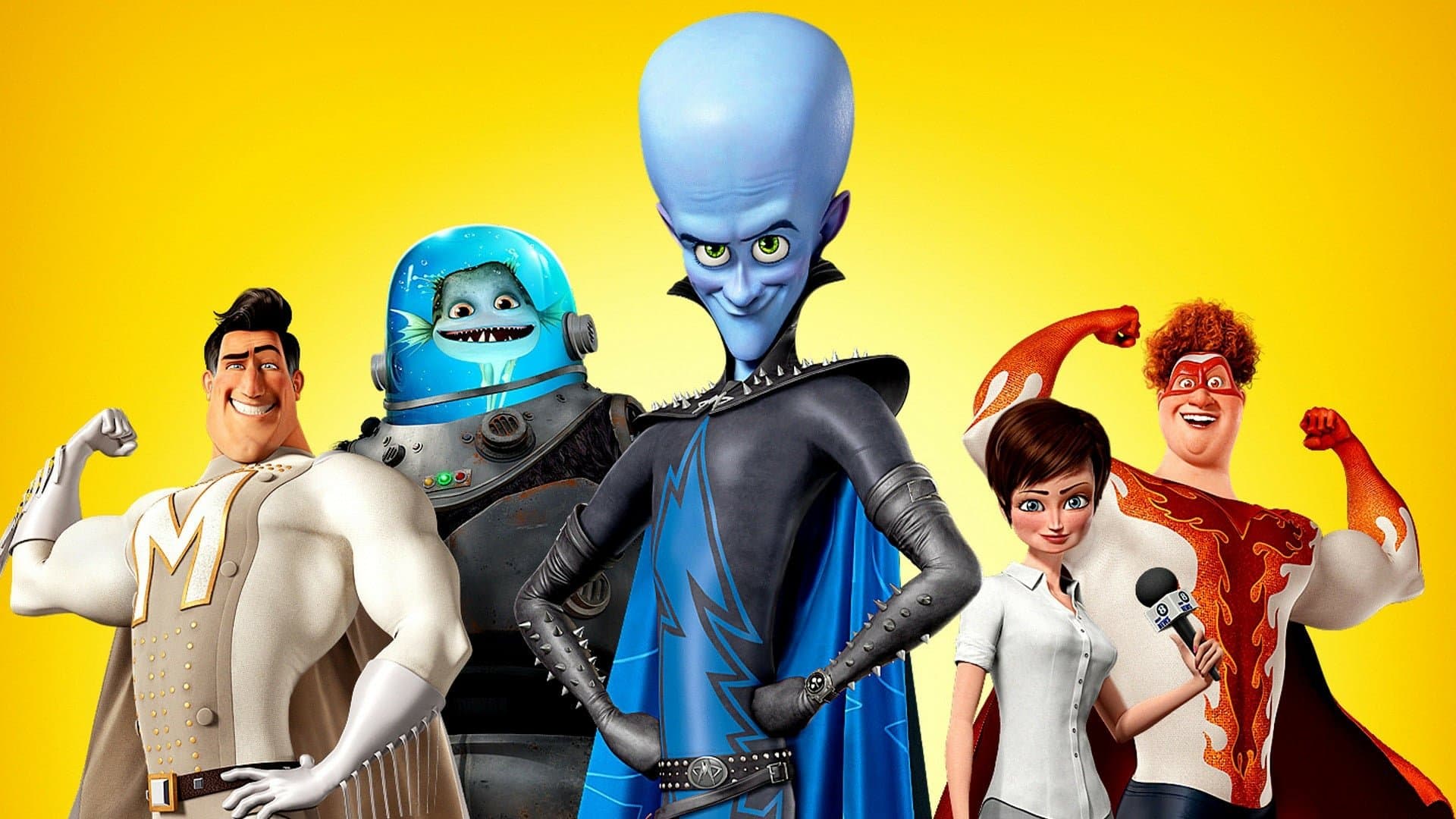 Póster oficial de la película Megamente en alta calidad HD 4K