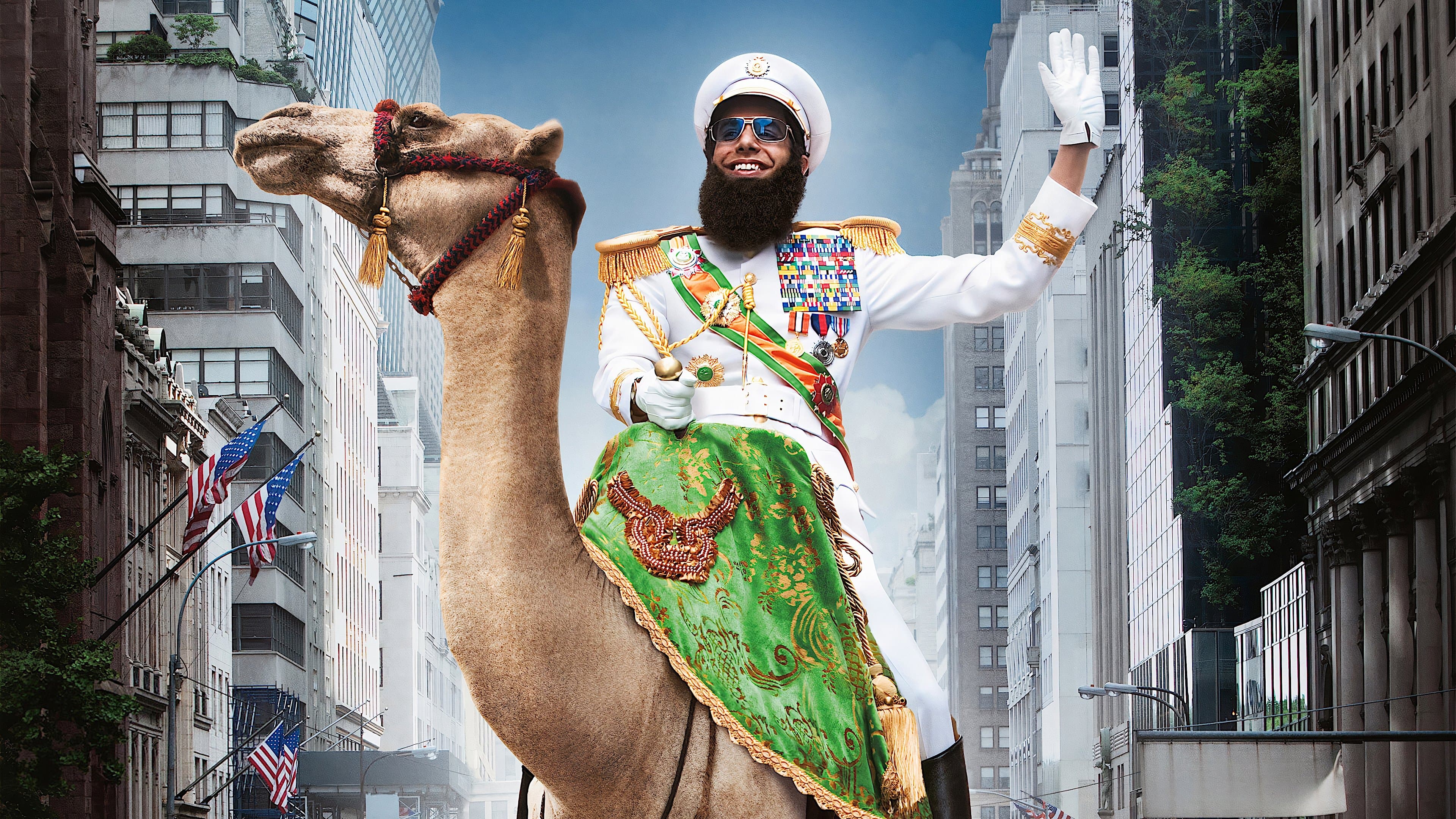 Póster oficial de la película El dictador en alta calidad HD 4K