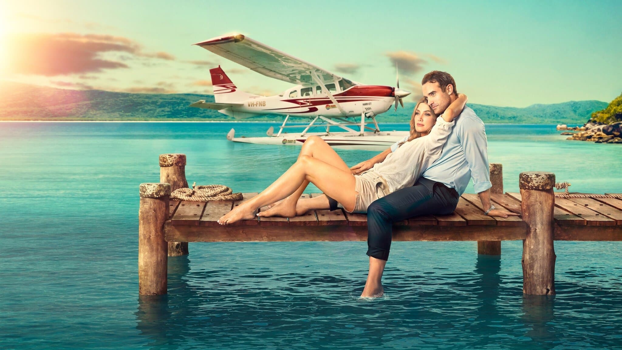 Póster oficial de la película El amor está en el aire en alta calidad HD 4K