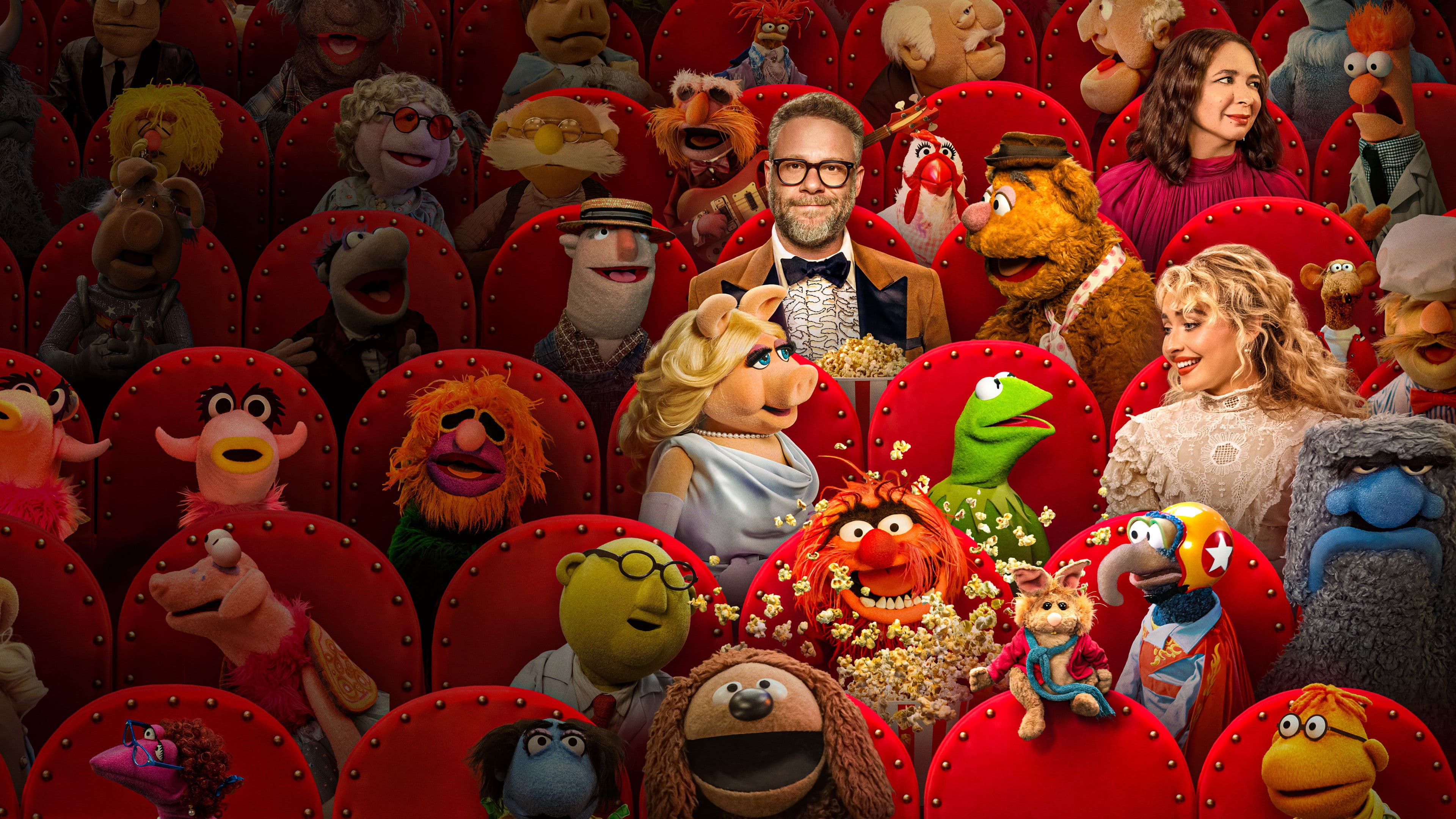 Póster oficial de la película El show de los Muppets en alta calidad HD 4K