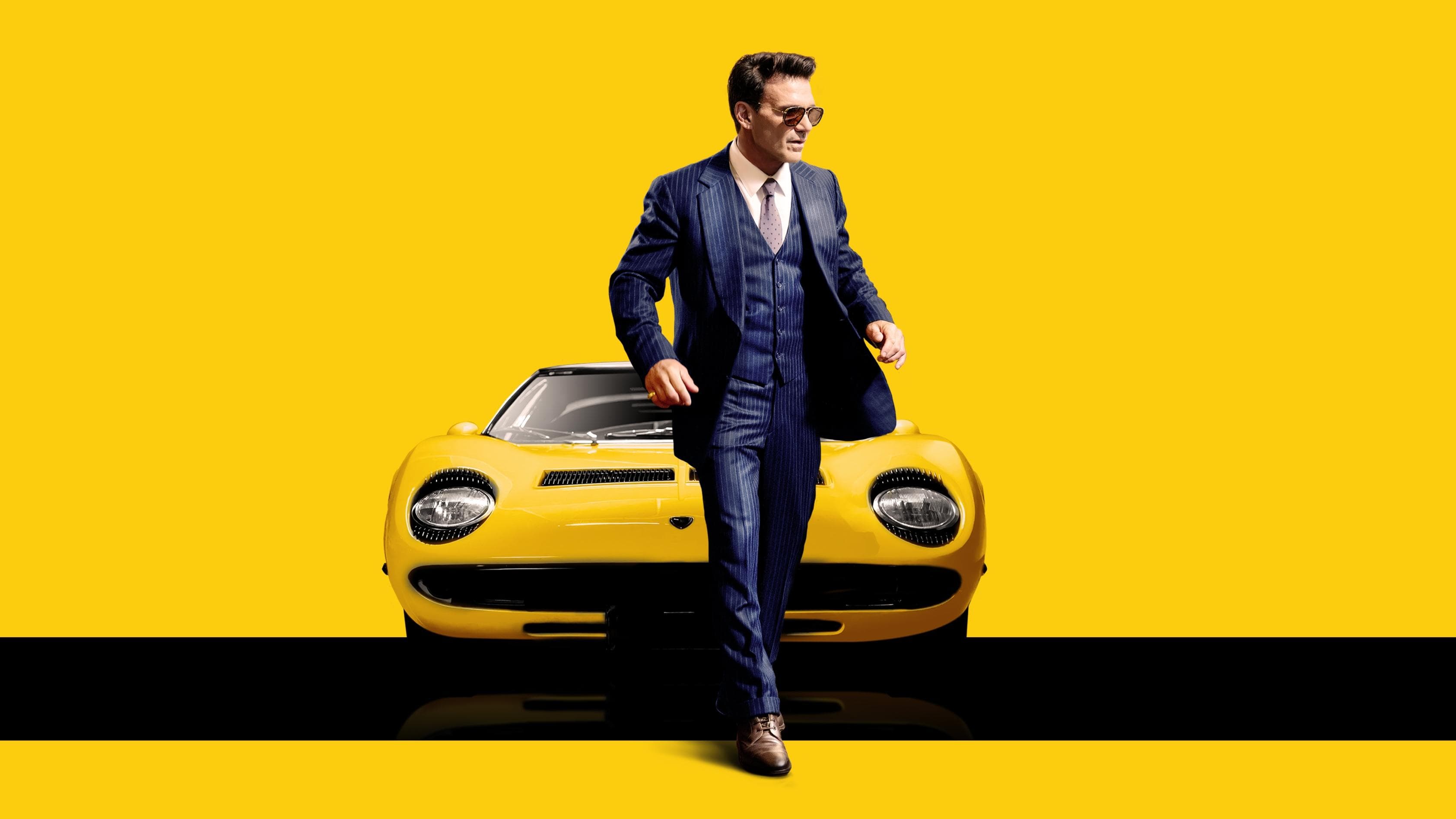 Póster oficial de la película Lamborghini: El hombre detrás de la leyenda en alta calidad HD 4K