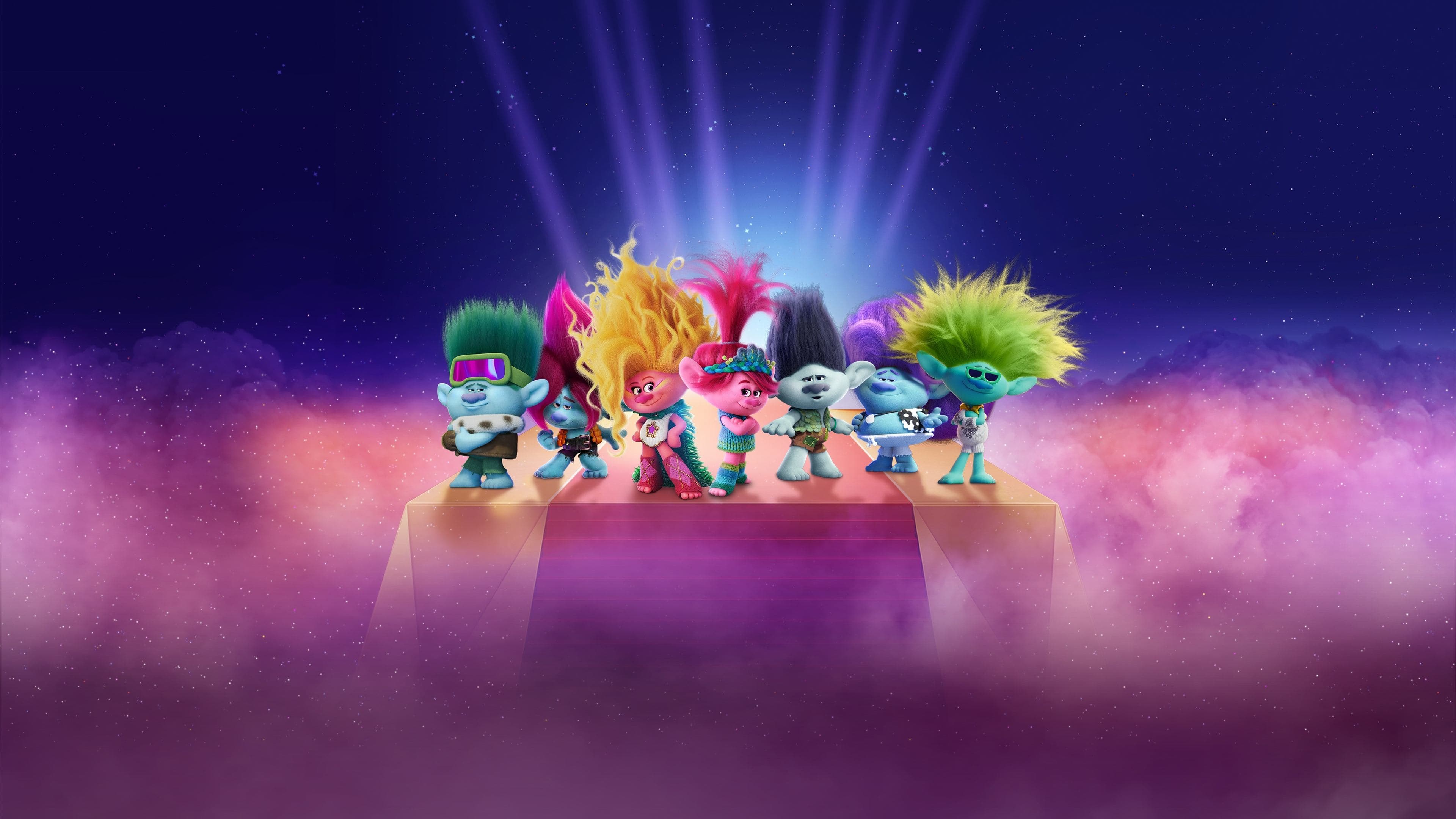 Póster oficial de la película Trolls 3: Se armó la banda en alta calidad HD 4K