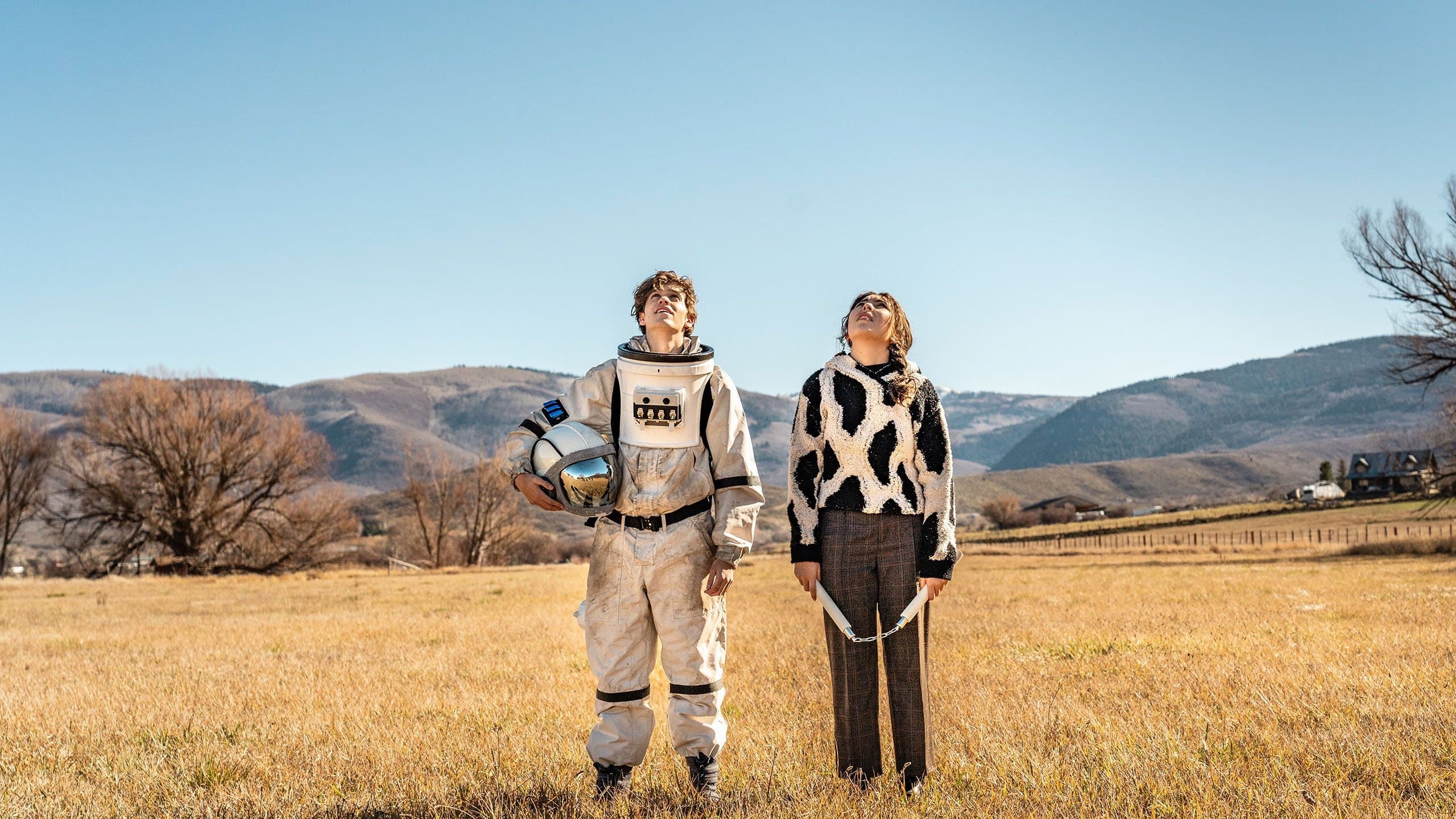 Póster oficial de la película Los alienígenas han abducido a mis padres en alta calidad HD 4K