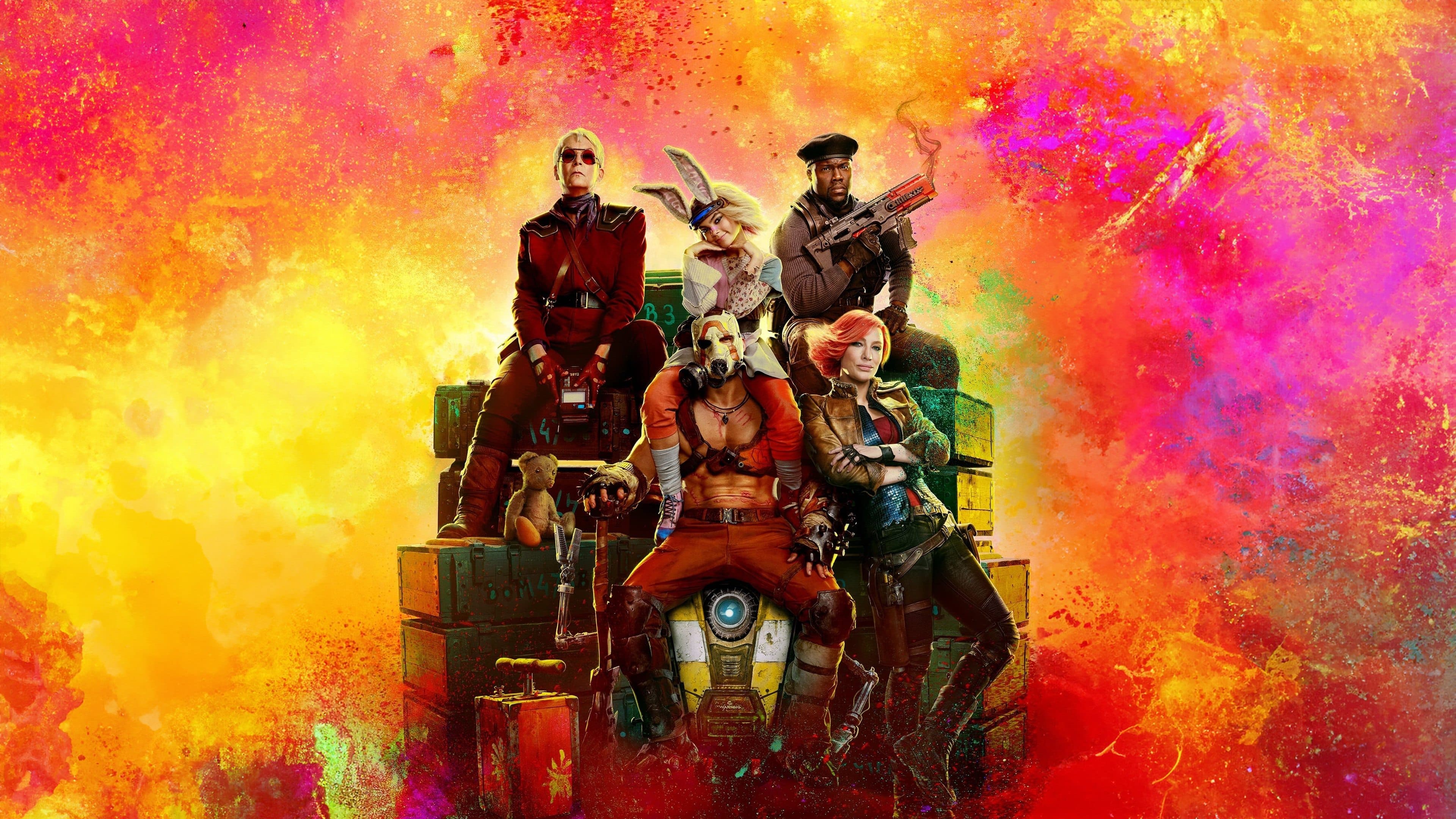 Póster oficial de la película Borderlands: El destino del universo está en juego en alta calidad HD 4K