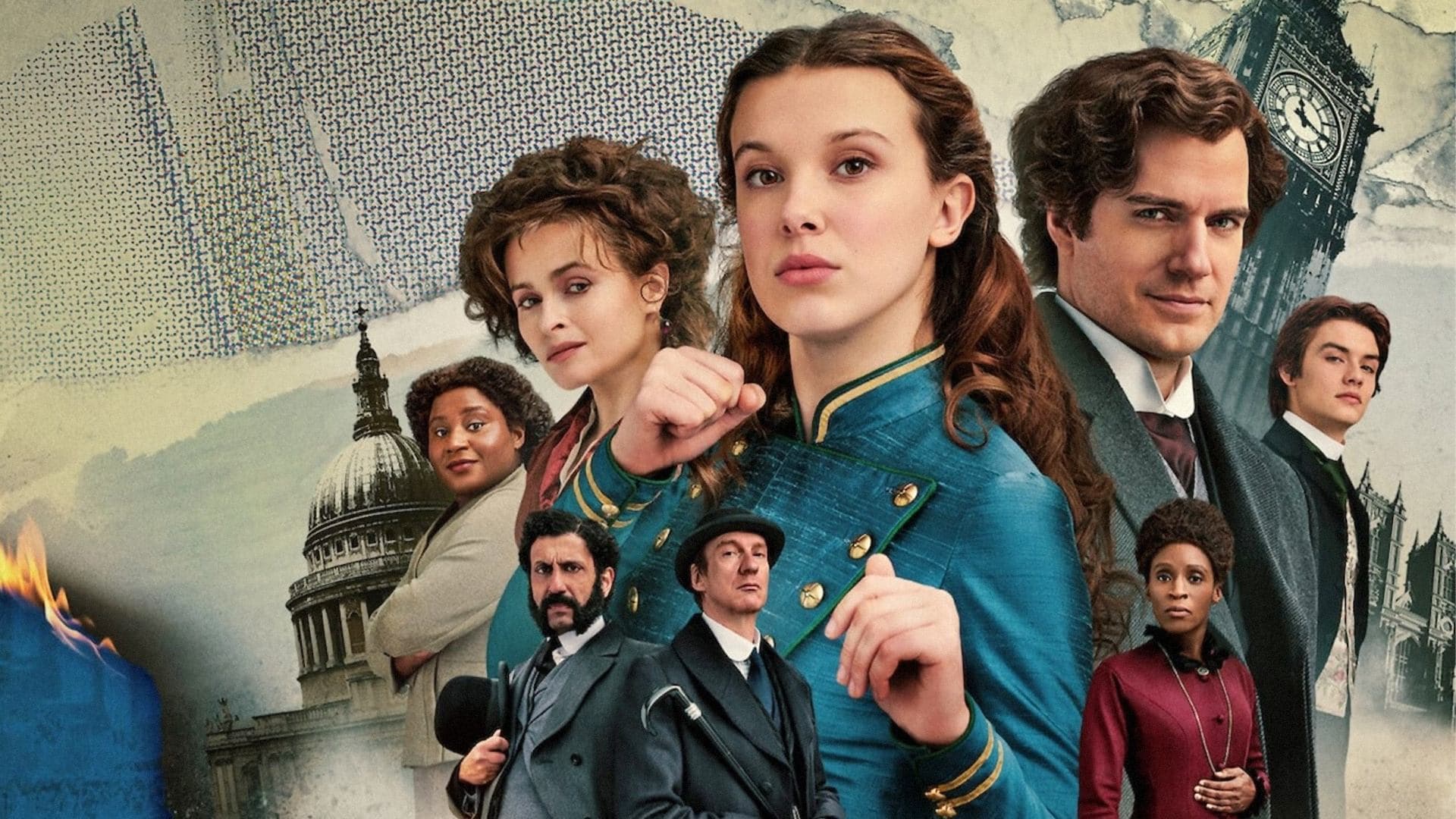 Póster oficial de la película Enola Holmes 2 en alta calidad HD 4K