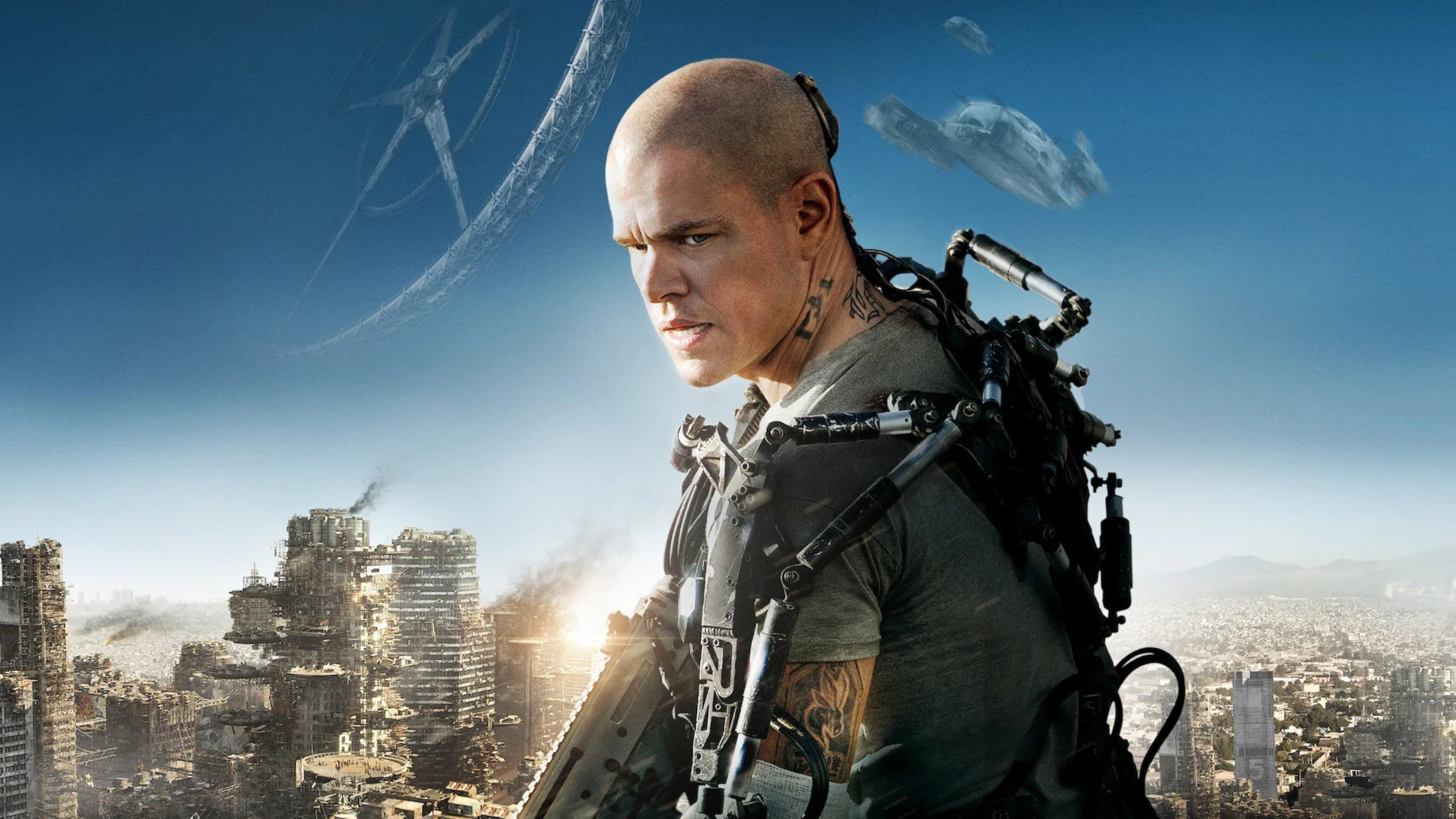 Póster oficial de la película Elysium en alta calidad HD 4K