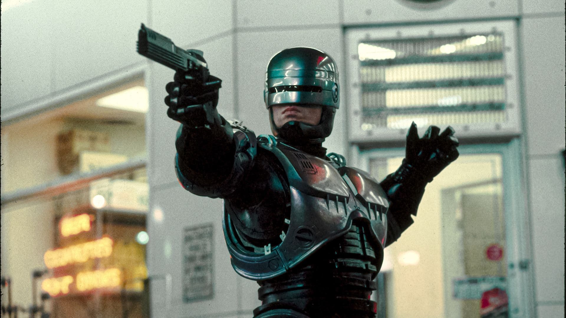Póster oficial de la película Robocop en alta calidad HD 4K