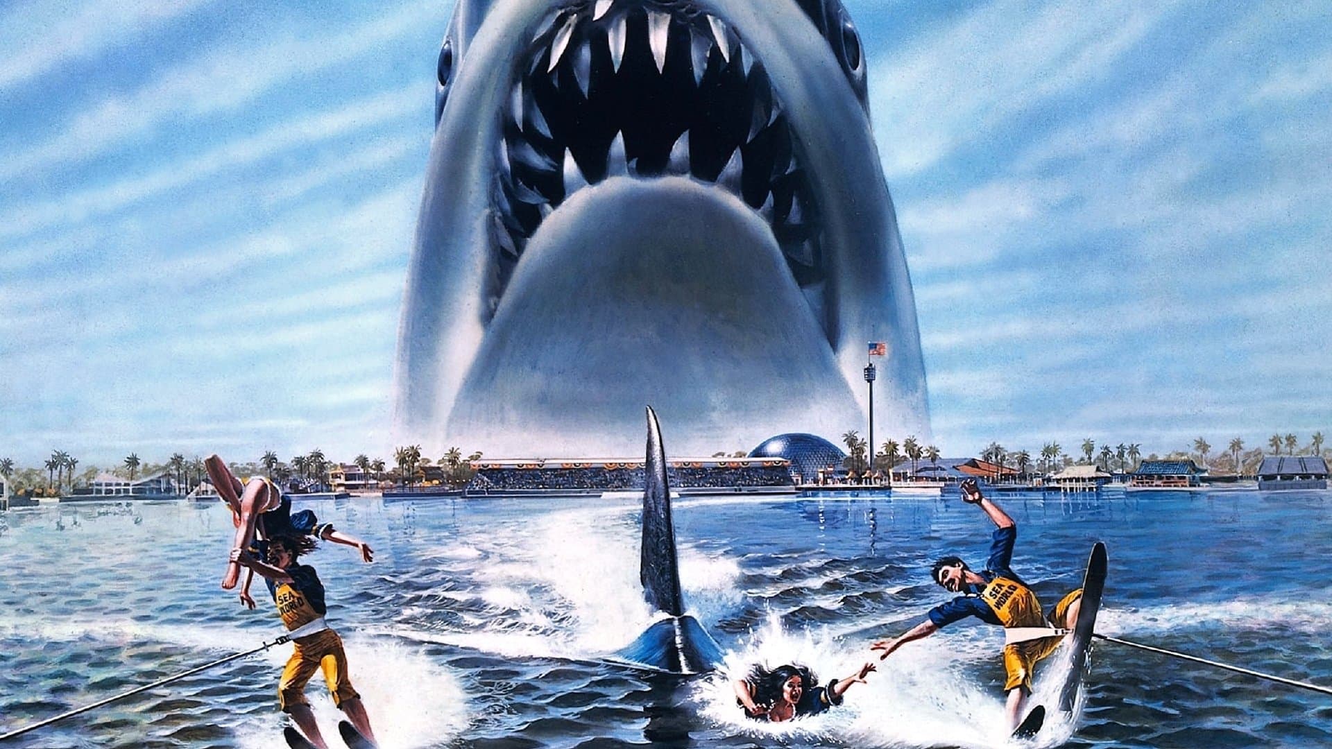 Póster oficial de la película Tiburón 3 en alta calidad HD 4K