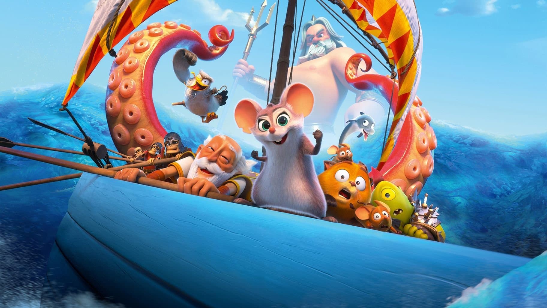 Póster oficial de la película Patti y la furia de Poseidón en alta calidad HD 4K