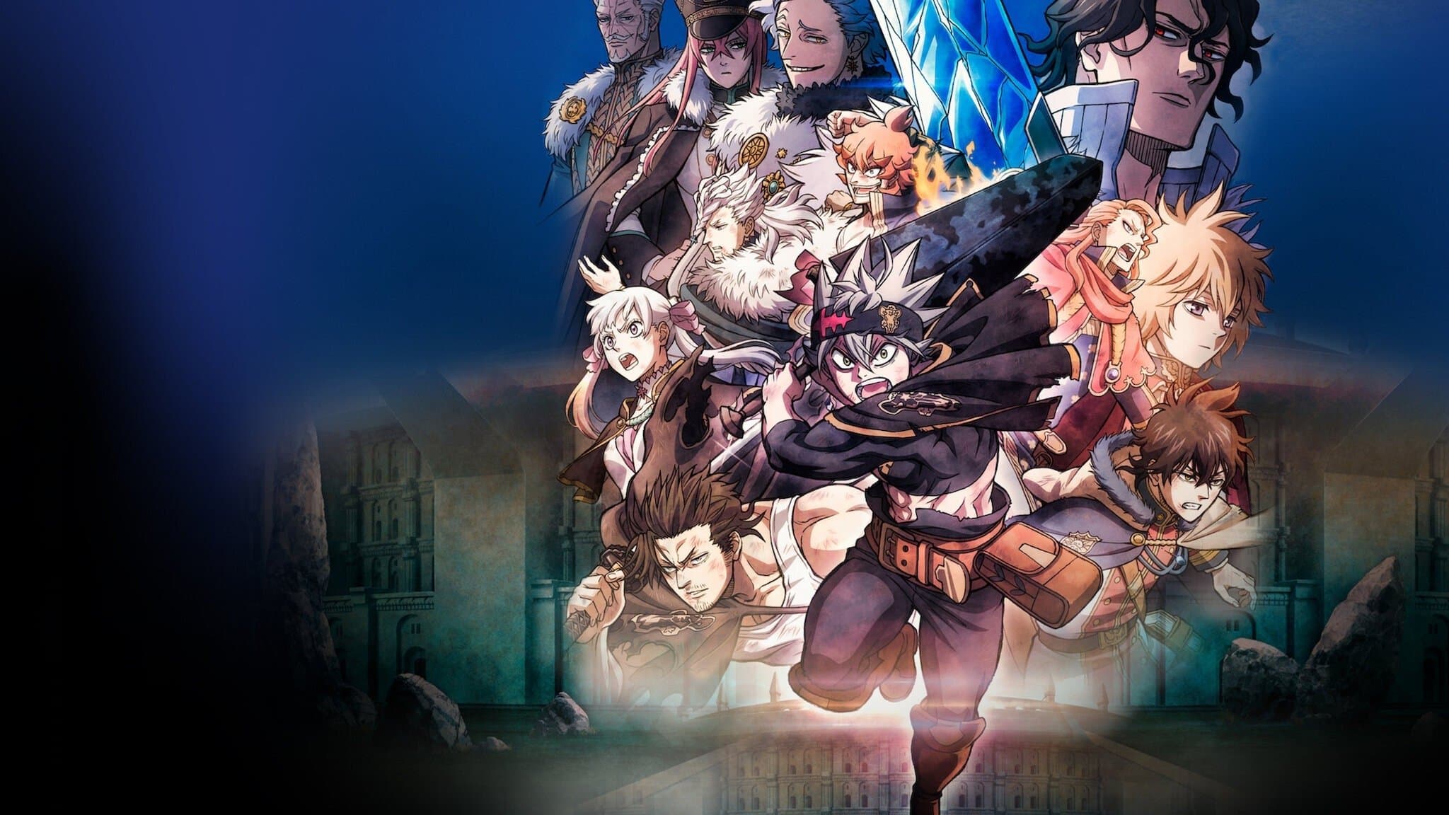 Póster oficial de la película Black Clover: La espada del rey mago en alta calidad HD 4K