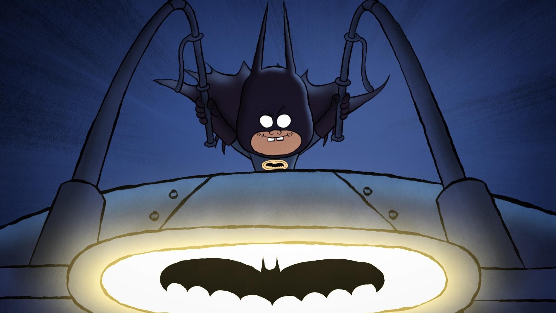 Póster oficial de la película Un pequeño Batman navideño en alta calidad HD 4K