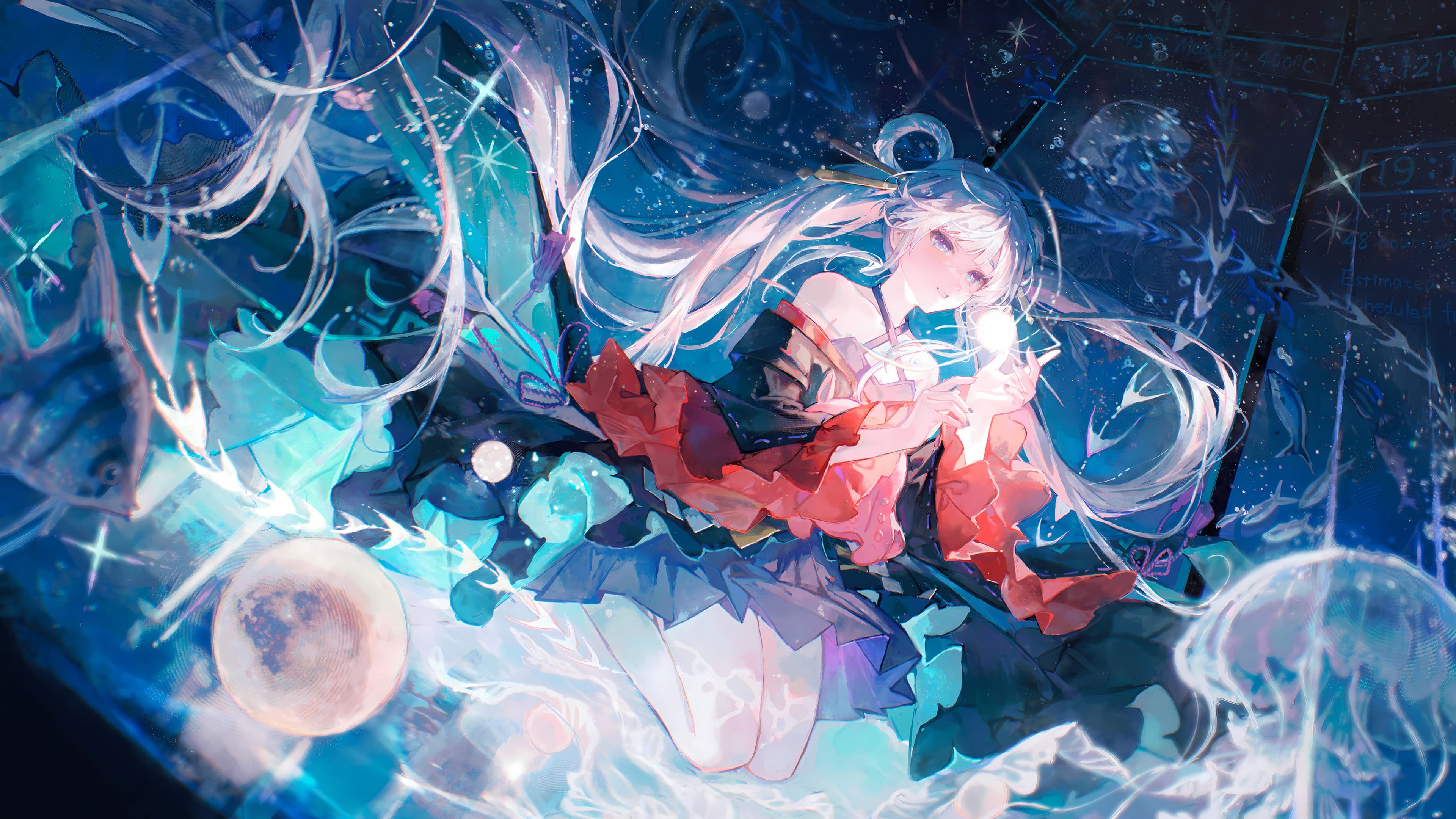 Póster oficial de la película La princesa Kaguya del cosmos en alta calidad HD 4K