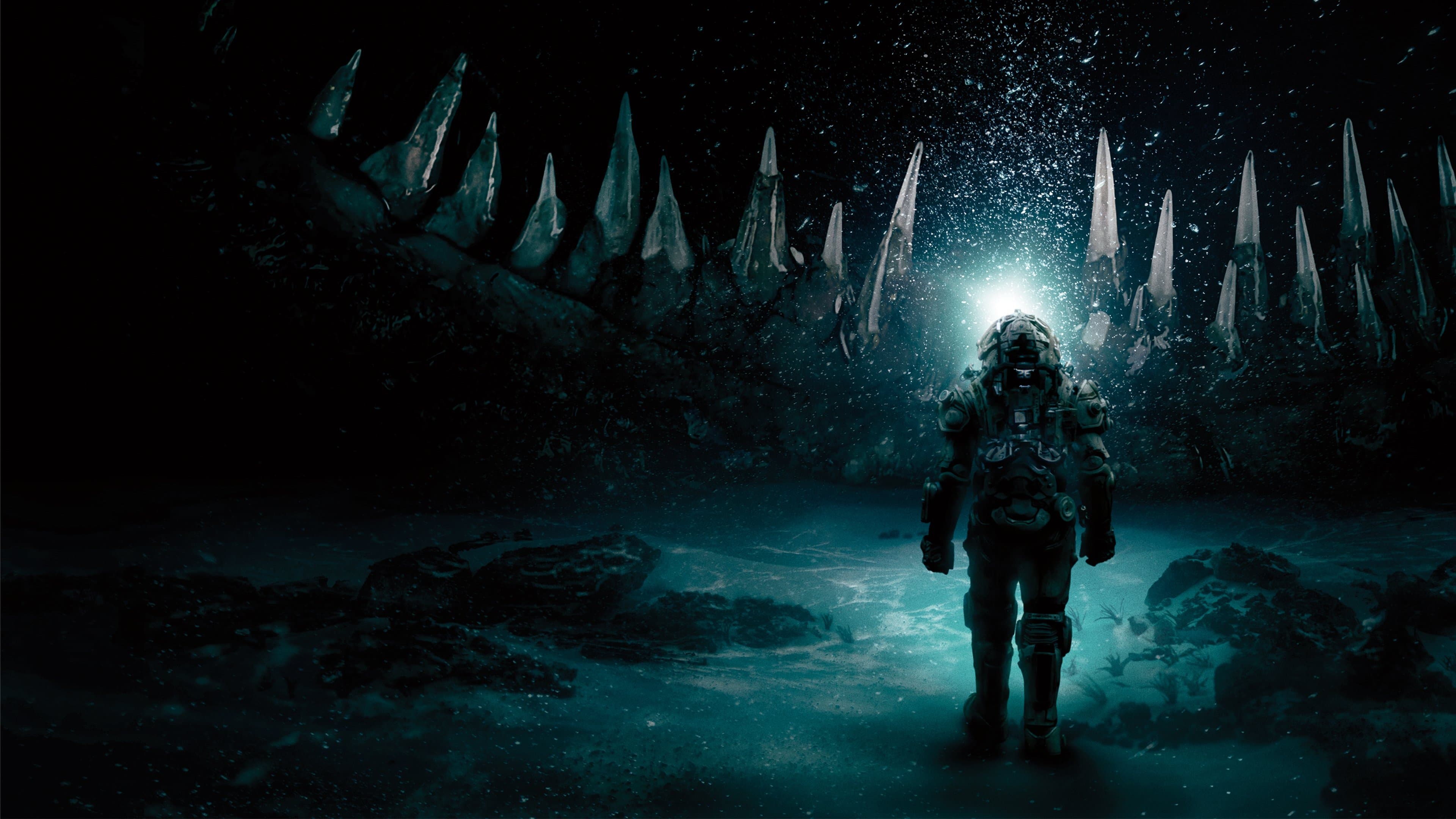 Póster oficial de la película Amenaza en lo profundo en alta calidad HD 4K