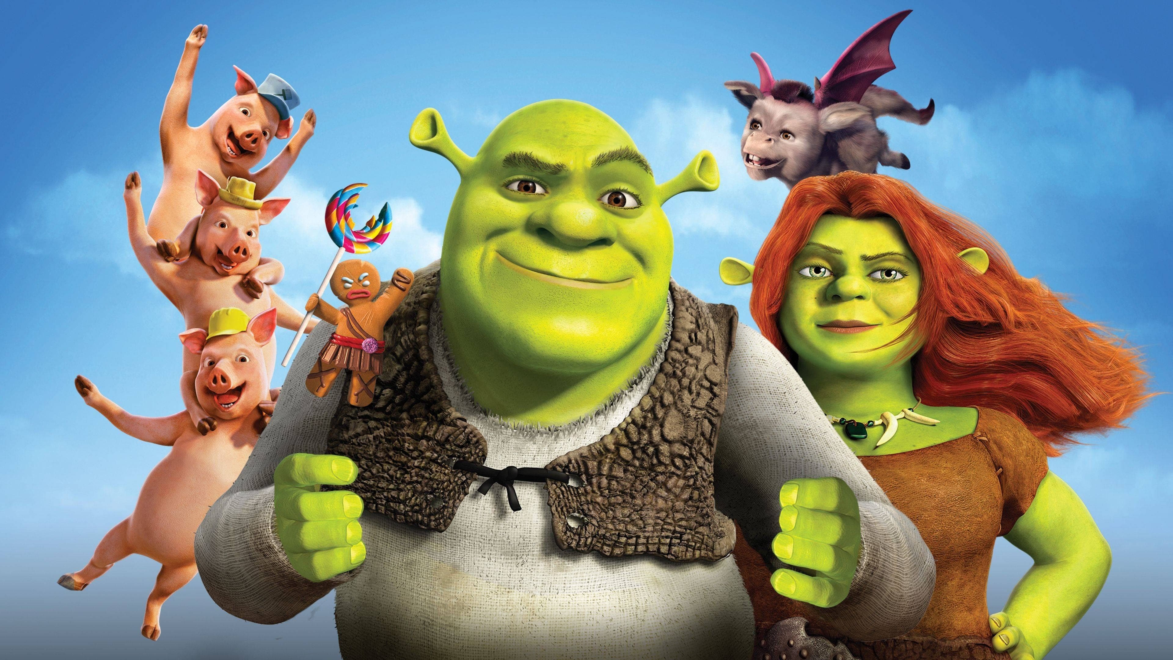 Póster oficial de la película Shrek 4 en alta calidad HD 4K