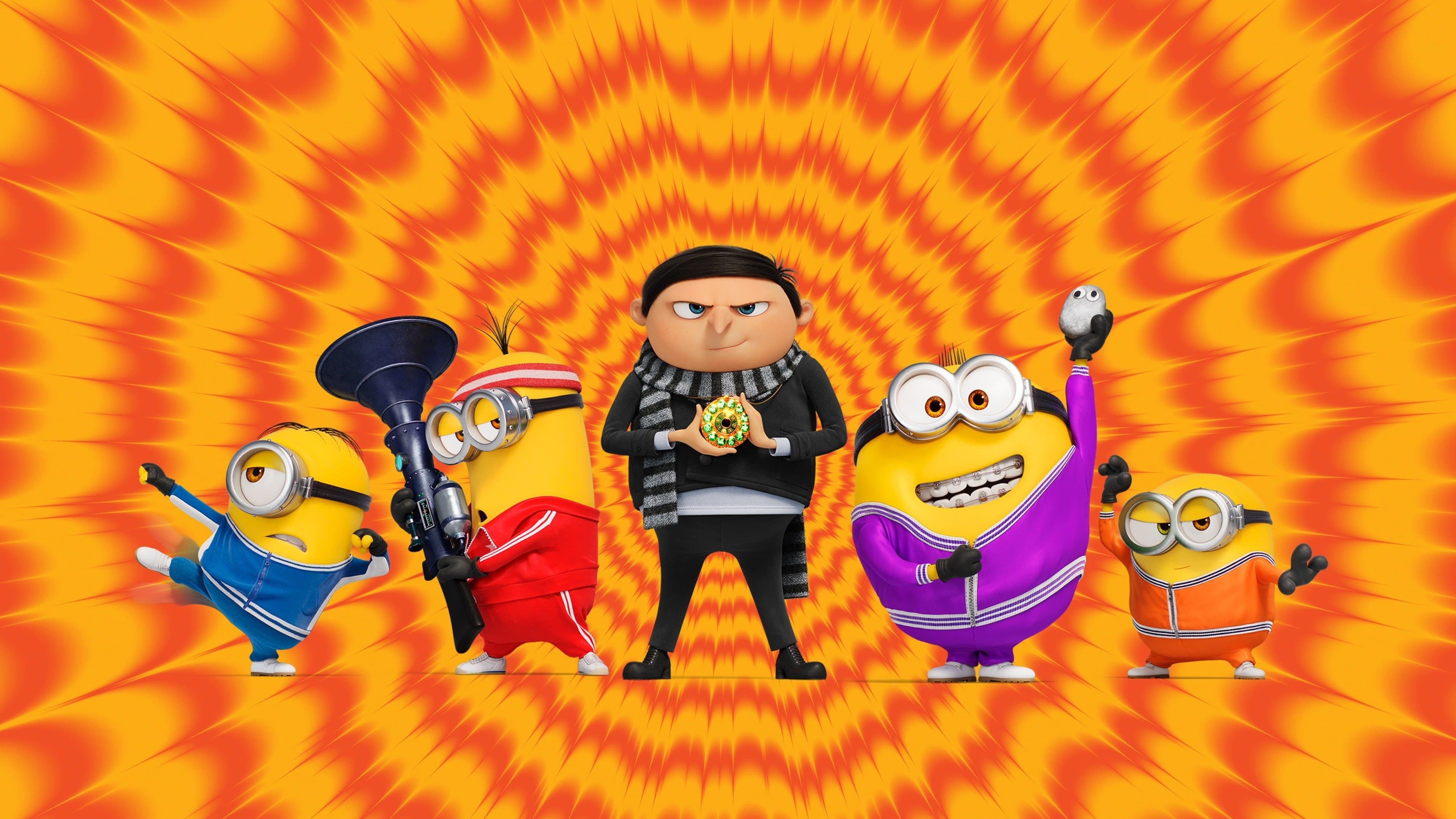 Póster oficial de la película Minions: Nace un villano en alta calidad HD 4K