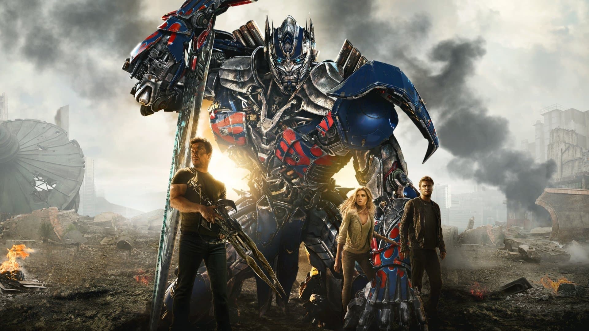 Póster oficial de la película Transformers 4: La era de la extinción en alta calidad HD 4K