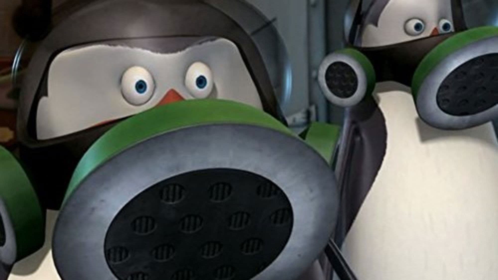 Póster oficial de la película Los pingüinos de Madagascar en alta calidad HD 4K
