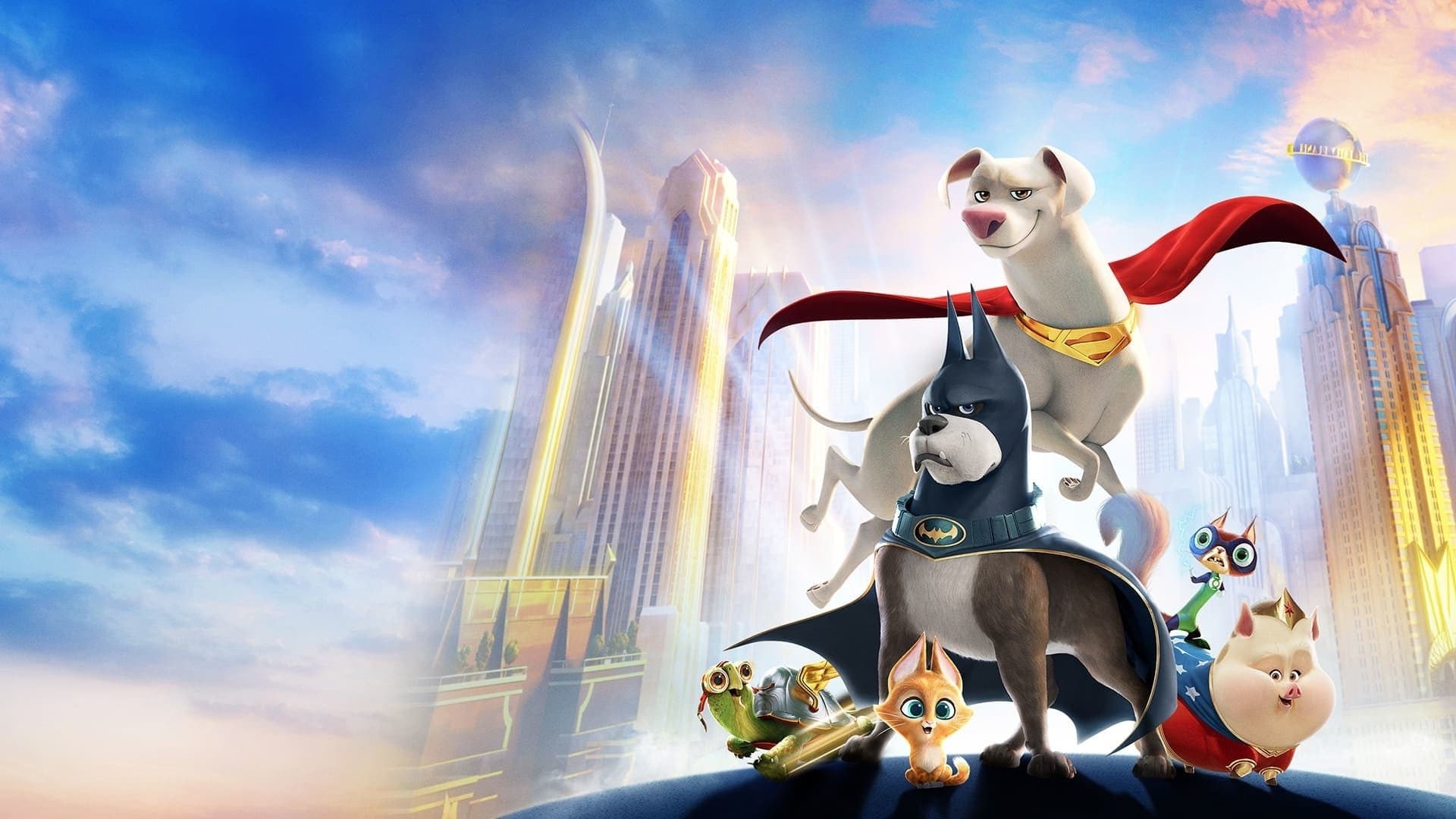 Póster oficial de la película DC Liga de Súpermascotas en alta calidad HD 4K