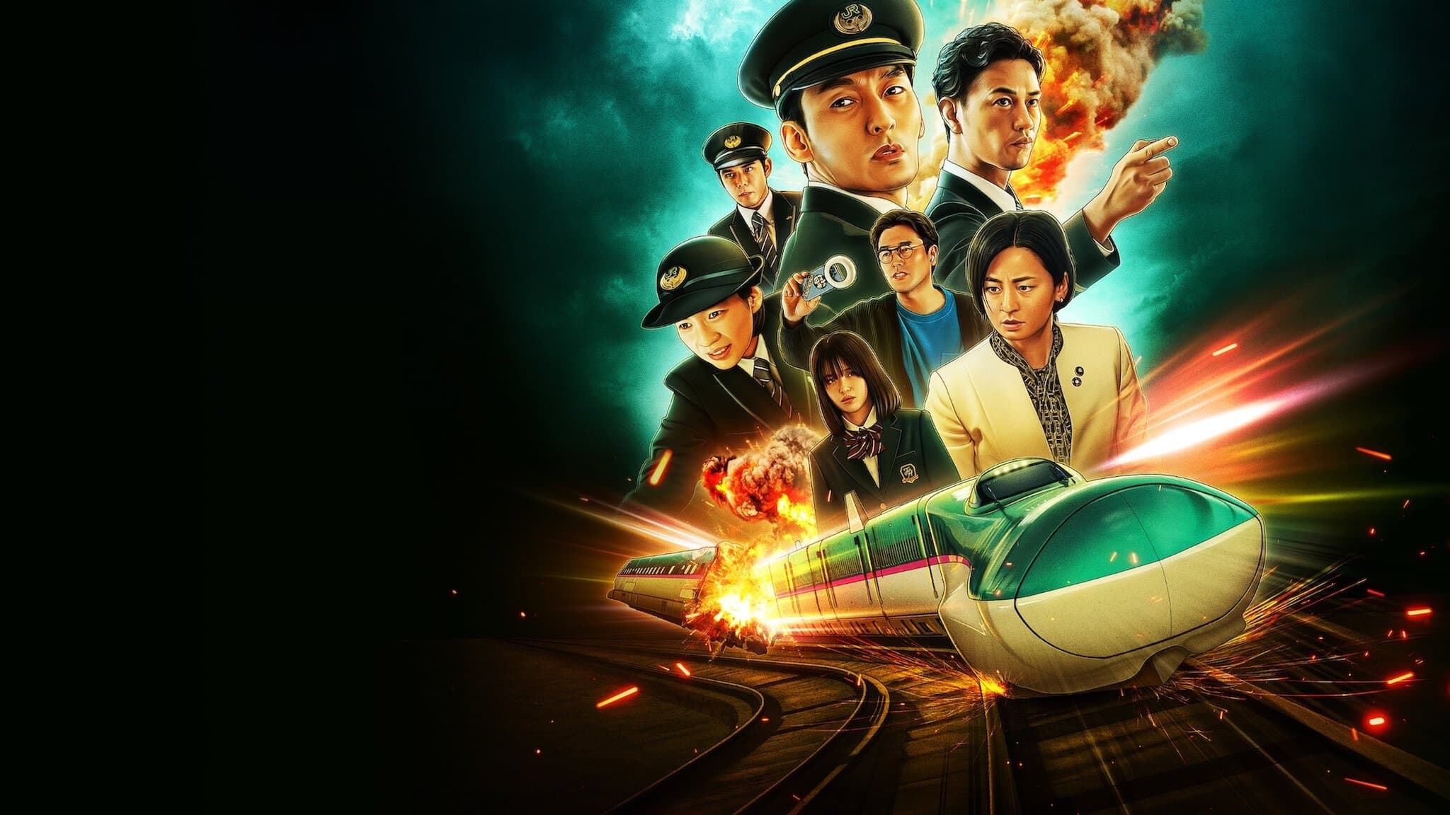 Póster oficial de la película Pánico en el tren bala en alta calidad HD 4K