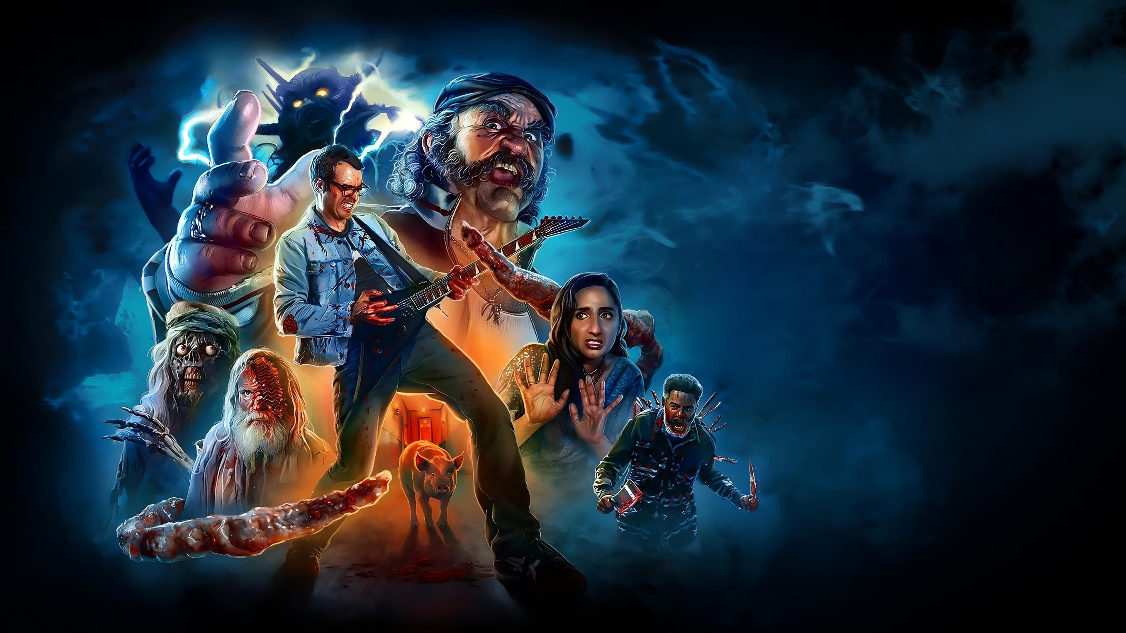 Póster oficial de la película Acaba con los vecinos en alta calidad HD 4K