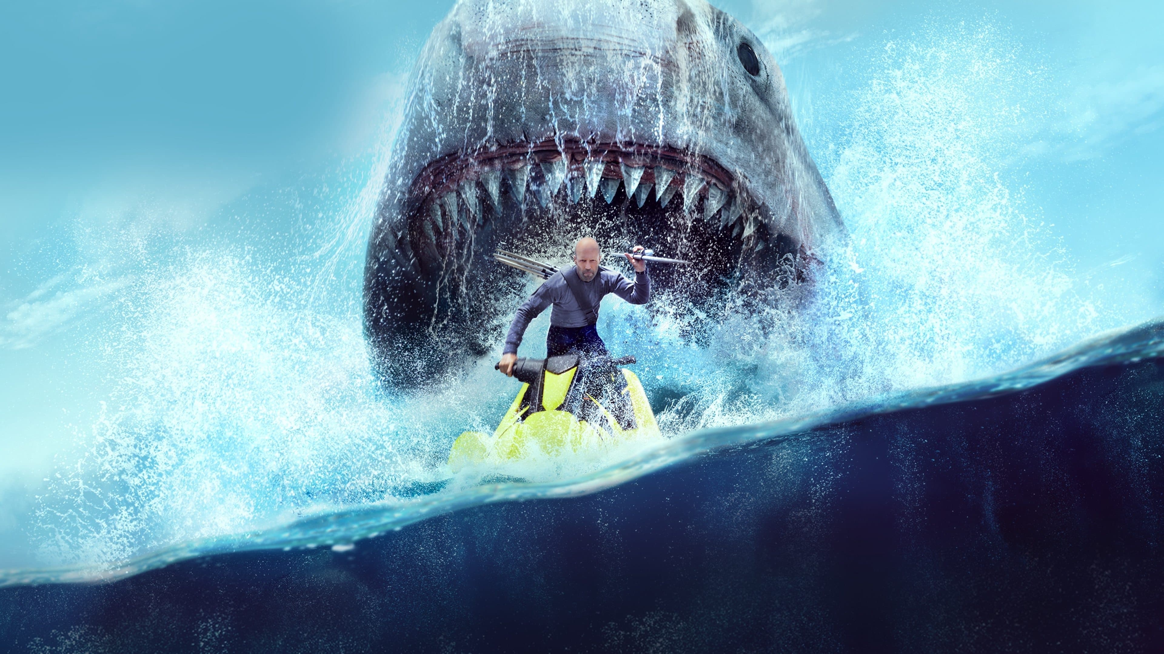 Póster oficial de la película Megalodón 2: El gran abismo en alta calidad HD 4K