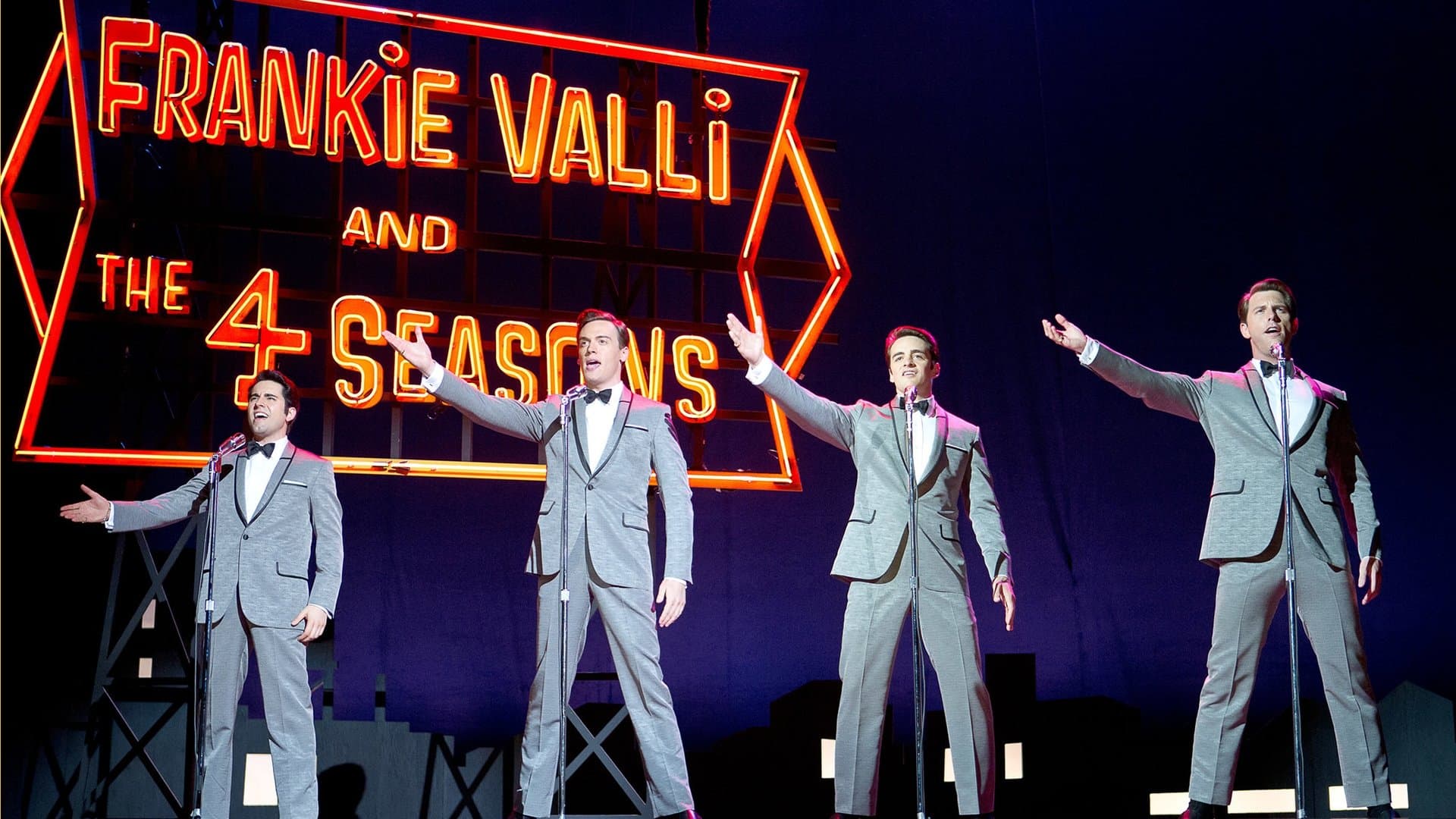 Póster oficial de la película Jersey Boys: persiguiendo la música en alta calidad HD 4K